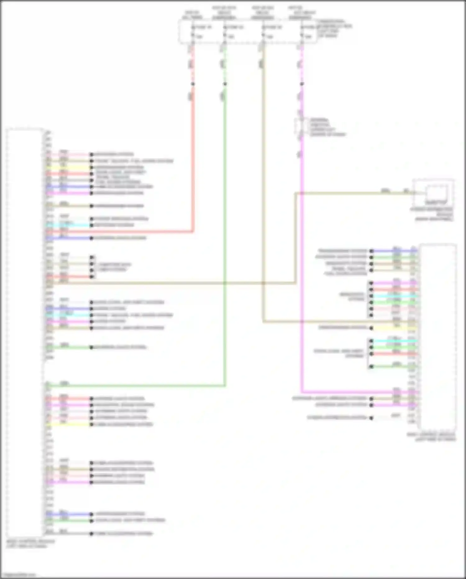 Wiring diagram computer data lines system for Honda Odyssey (North America) V facelift (2017-2020) (44 of 86)