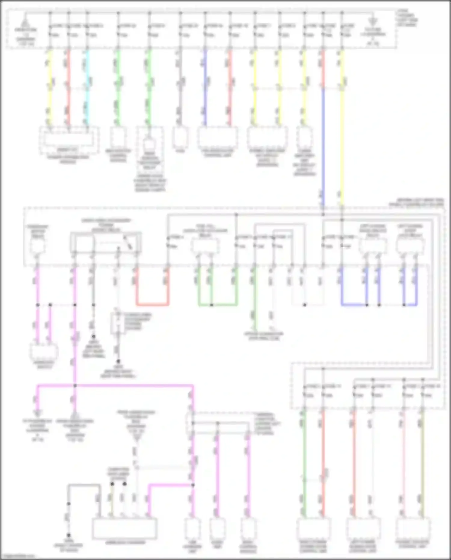 Wiring diagram computer data lines system for Honda Odyssey (North America) V facelift (2017-2020) (19 of 86)