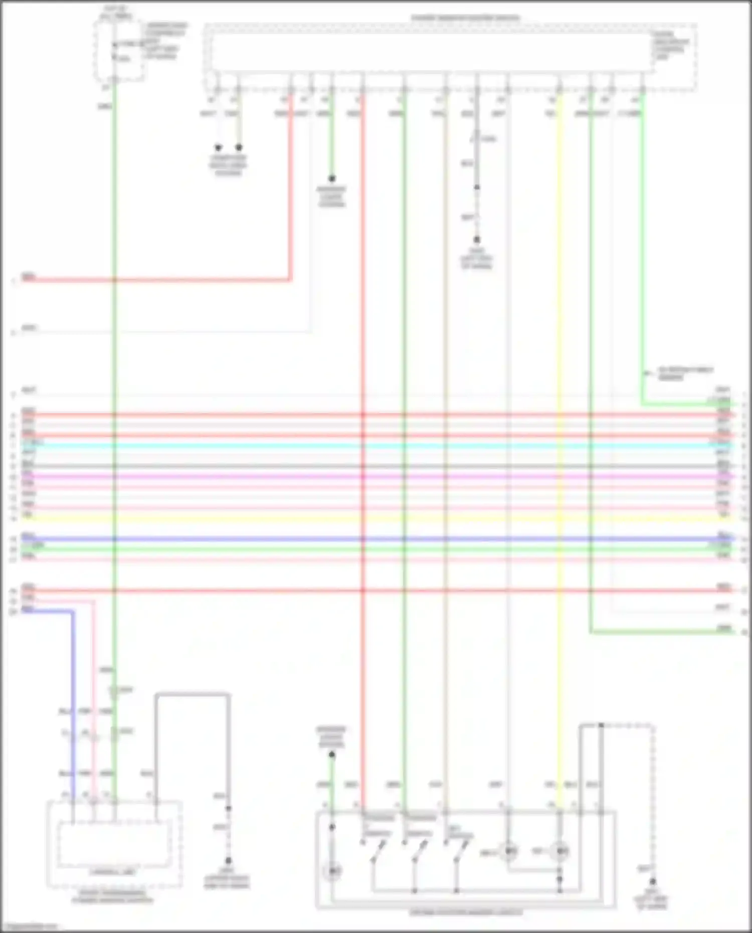 Wiring diagram computer data lines system for Honda Odyssey (North America) V facelift (2017-2020) (62 of 86)