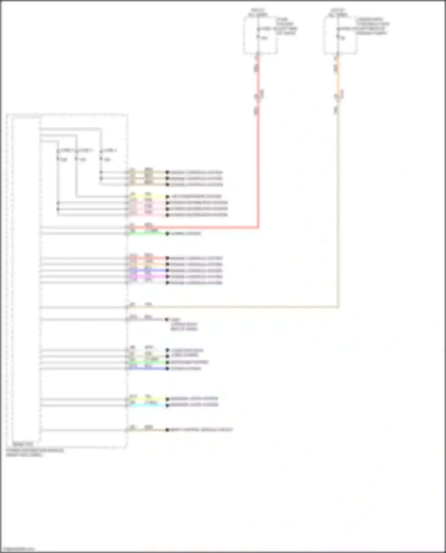 Wiring diagram computer data lines system for Honda Odyssey (North America) V facelift (2017-2020) (46 of 86)