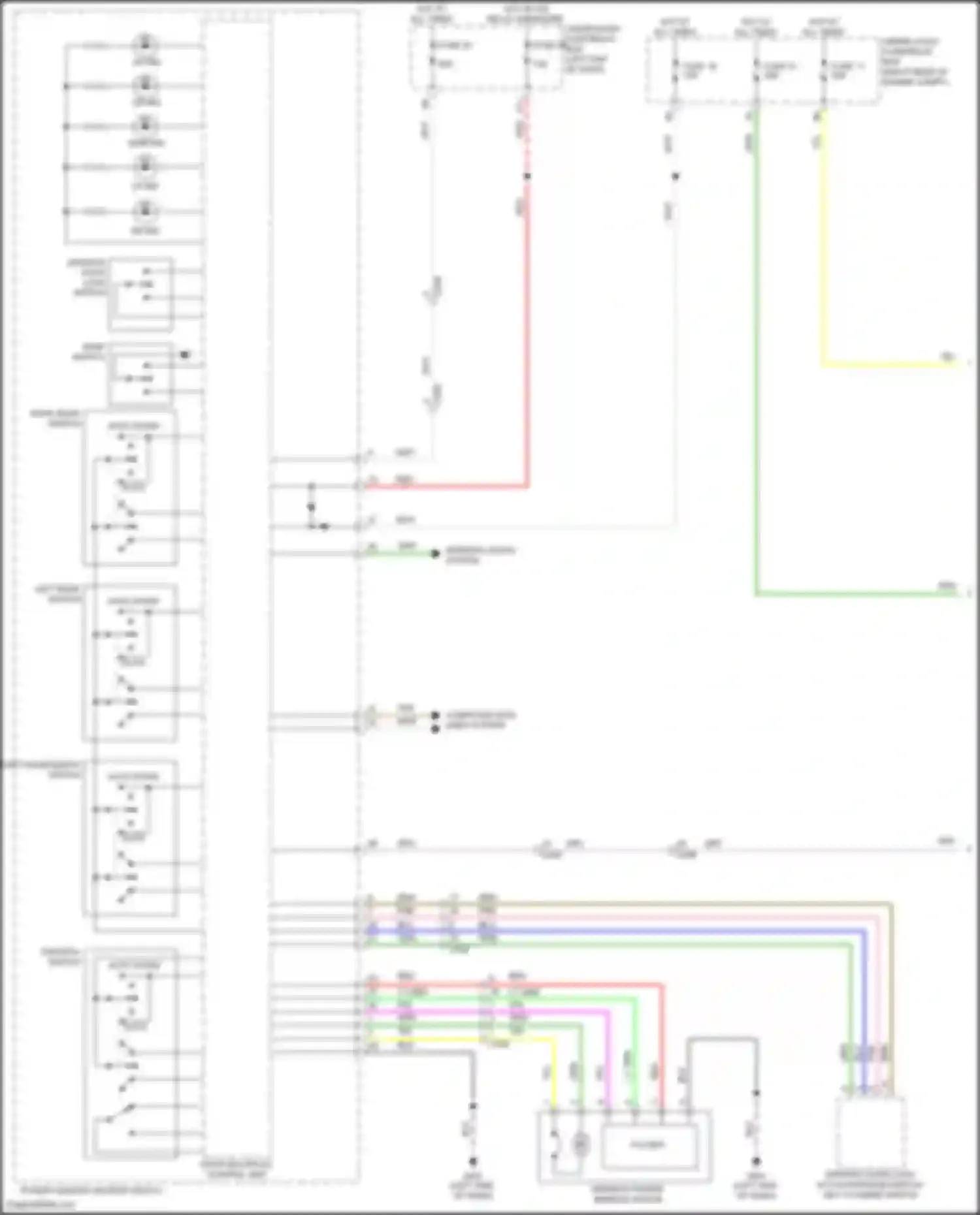 Wiring diagram computer data lines system for Honda Odyssey (North America) V facelift (2017-2020) (83 of 86)