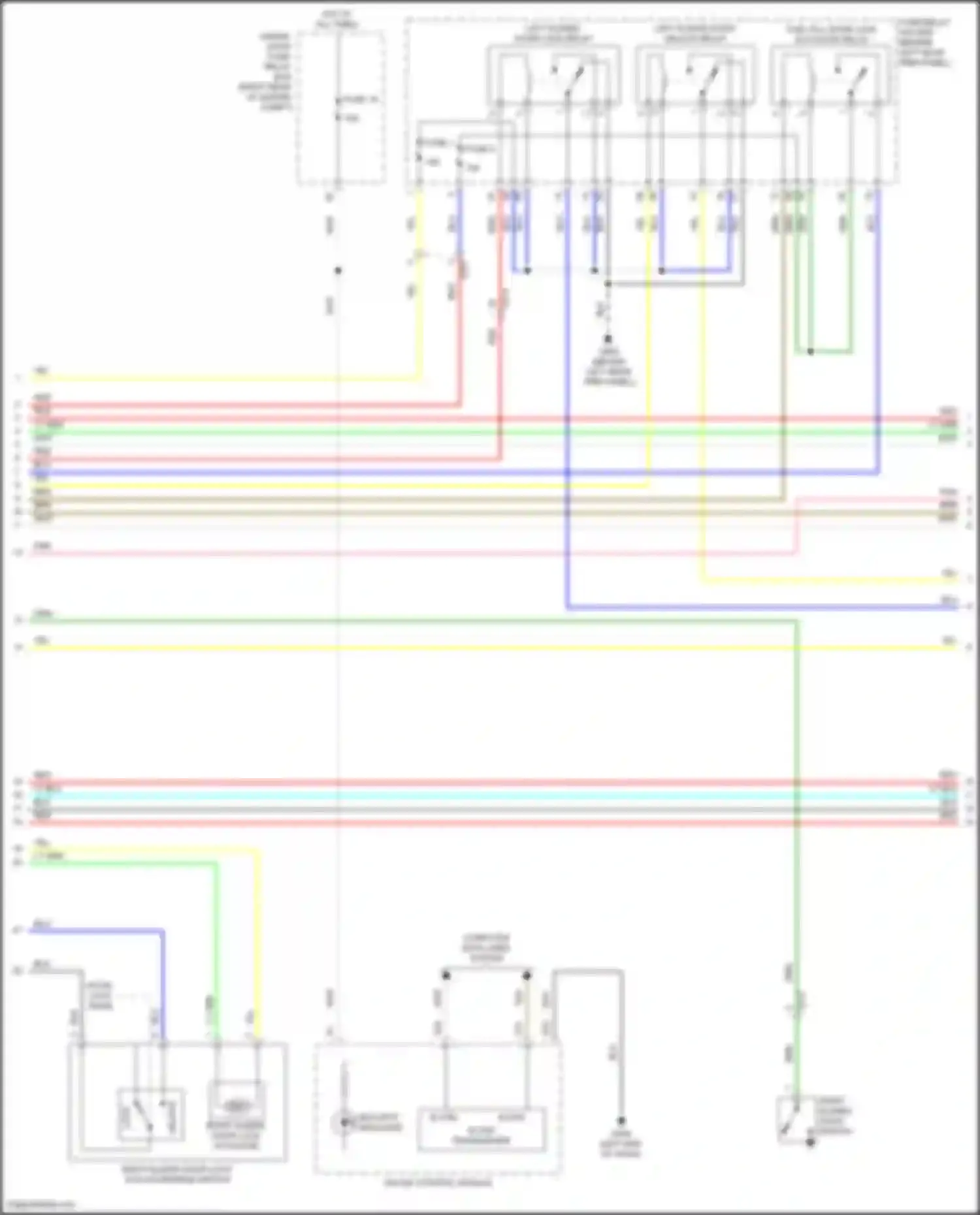 Wiring diagram computer data lines system for Honda Odyssey (North America) V facelift (2017-2020) (48 of 86)
