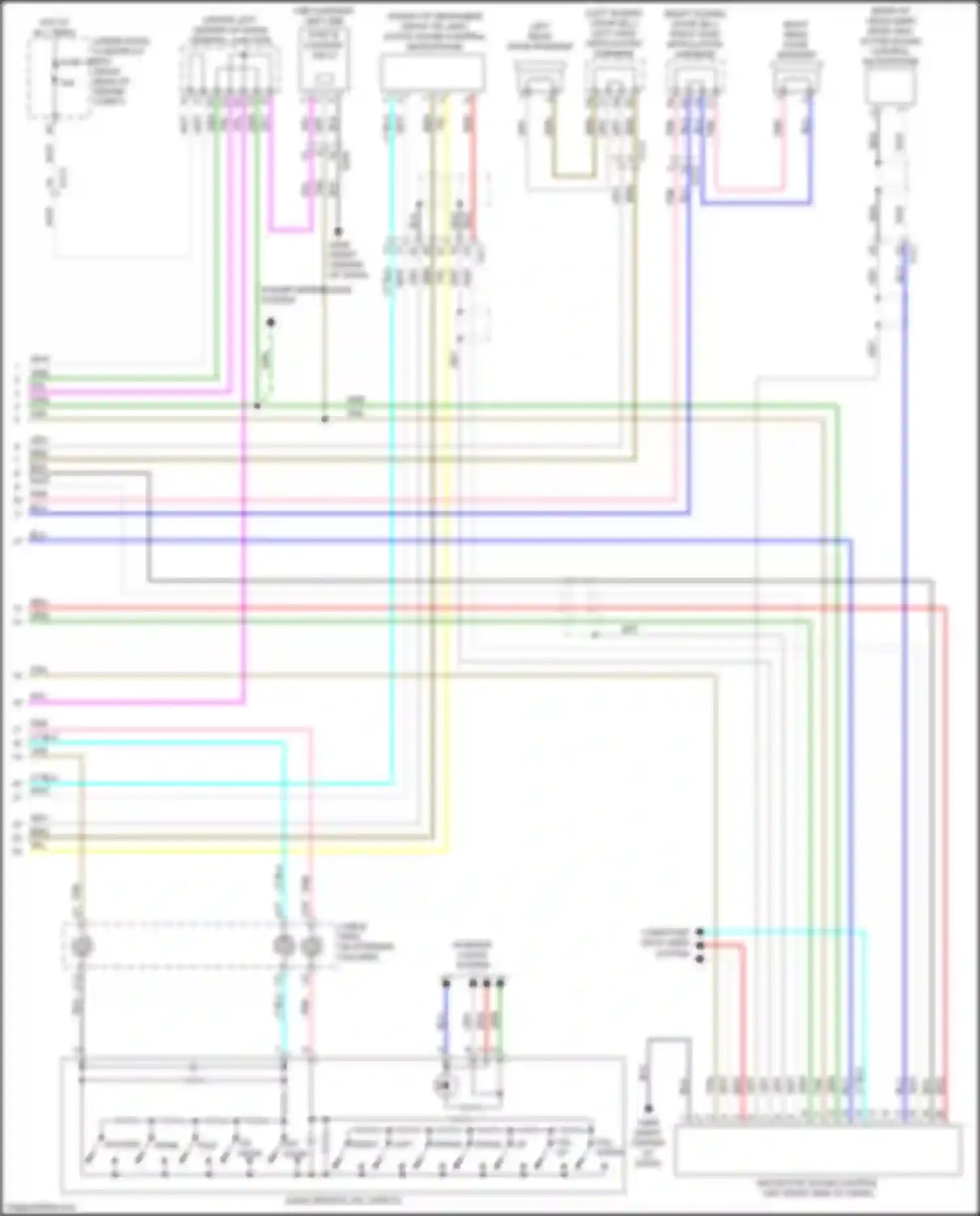 Wiring diagram computer data lines system for Honda Odyssey (North America) V facelift (2017-2020) (74 of 86)