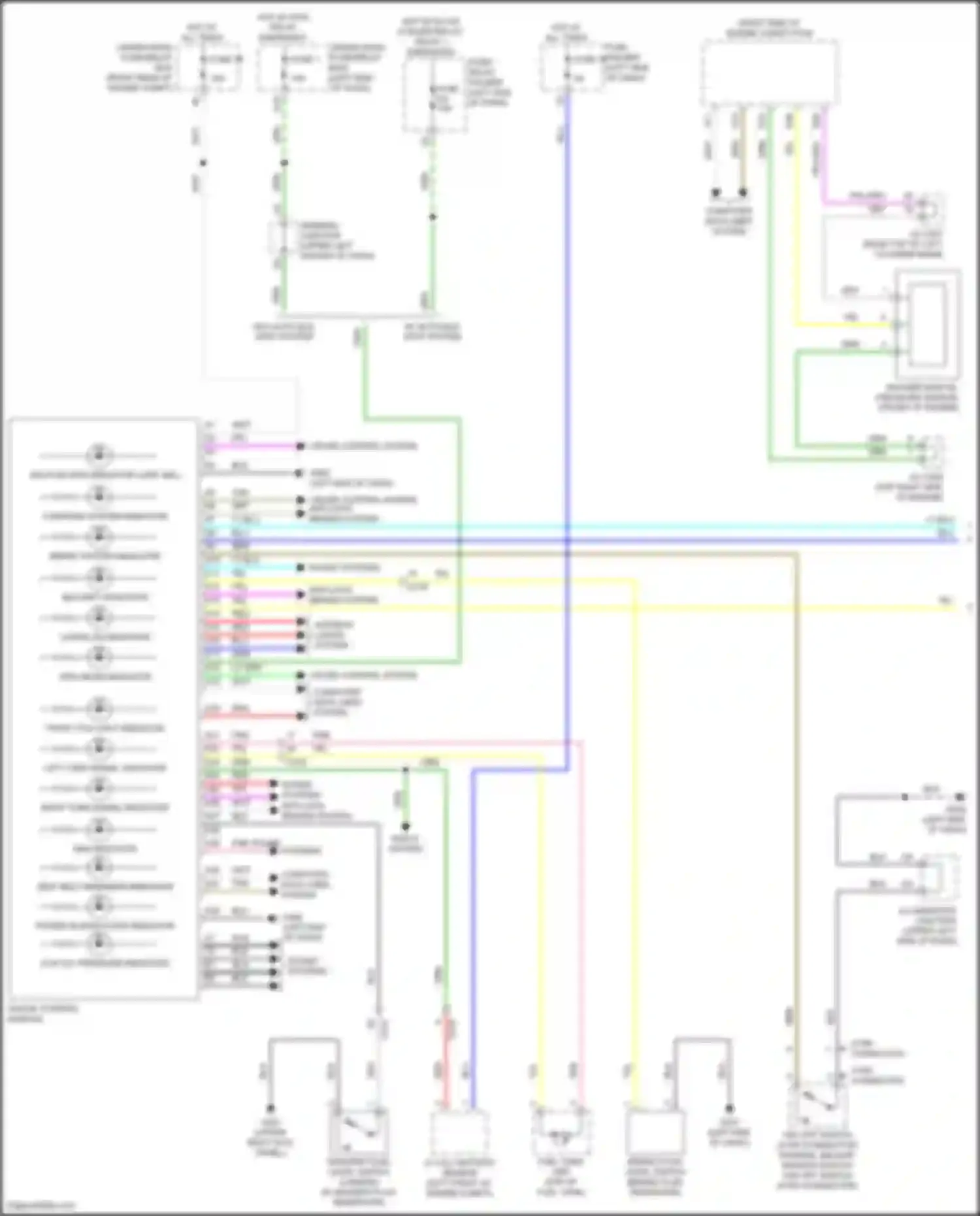 Wiring diagram computer data lines system for Honda Odyssey (North America) V facelift (2017-2020) (26 of 86)