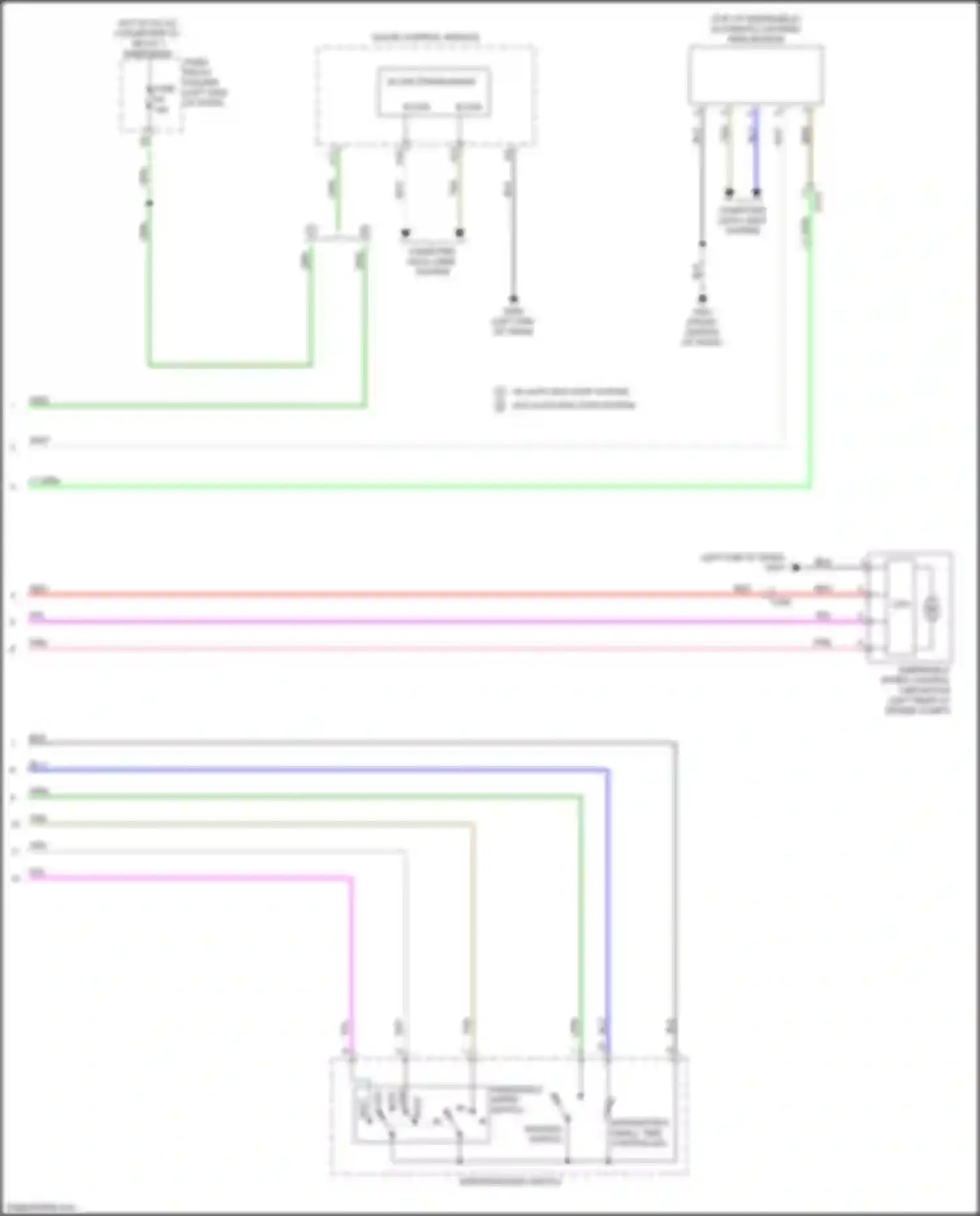 Wiring diagram computer data lines system for Honda Odyssey (North America) V facelift (2017-2020) (25 of 86)