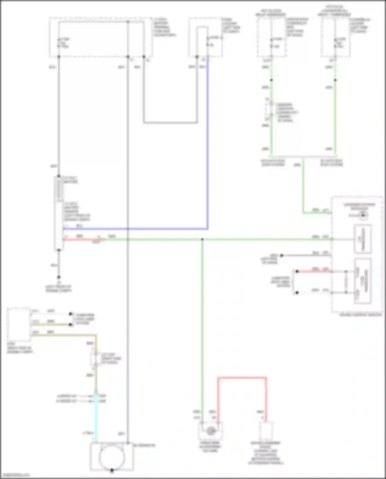Wiring diagram computer data lines system for Honda Odyssey (North America) V facelift (2017-2020) (33 of 86)