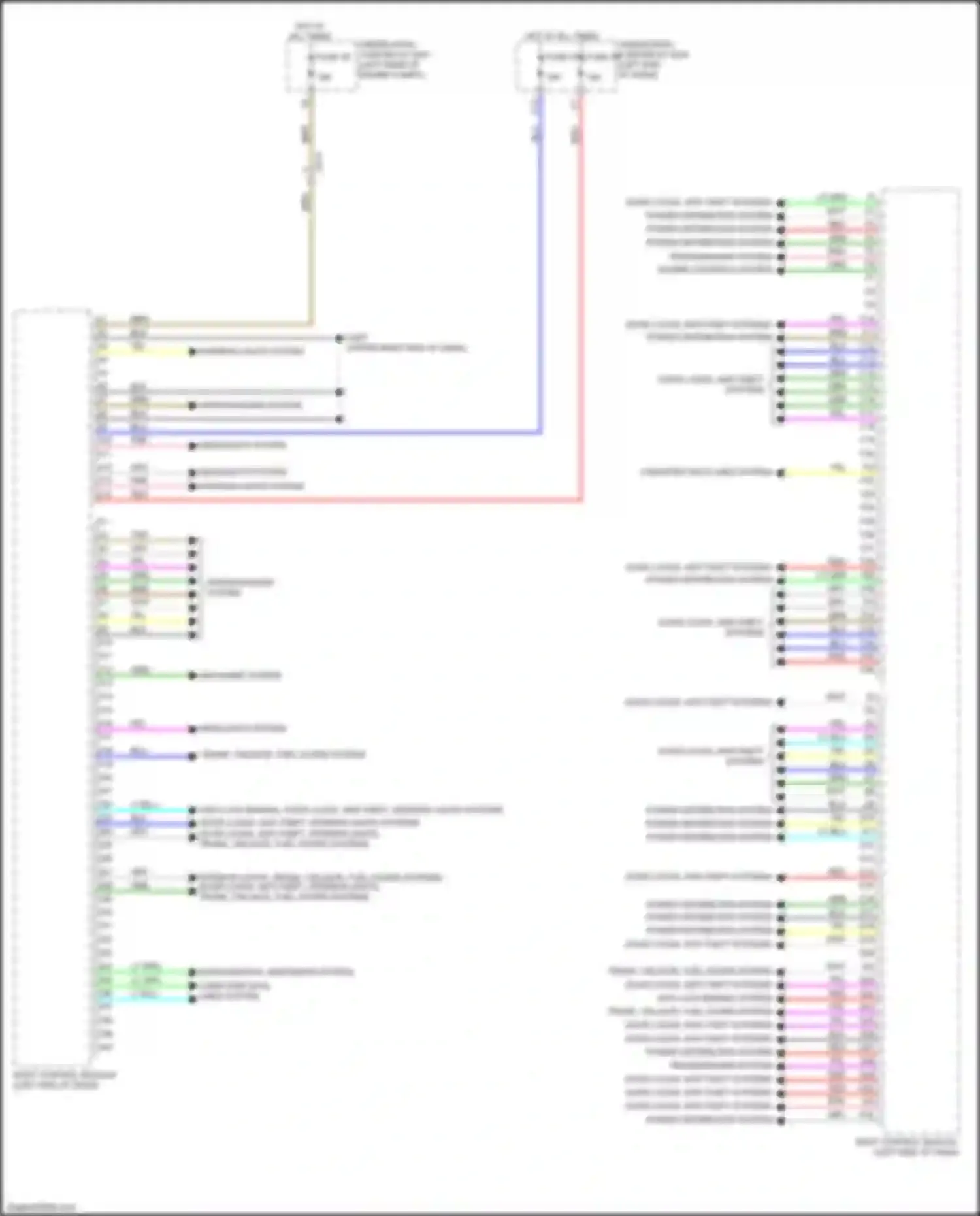 Wiring diagram computer data lines system for Honda Odyssey (North America) V facelift (2017-2020) (43 of 86)