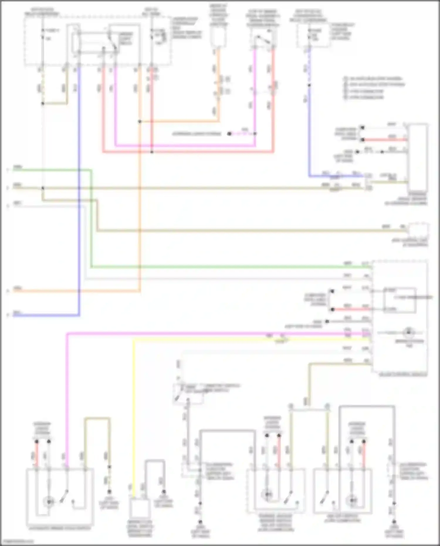 Wiring diagram computer data lines system for Honda Odyssey (North America) V facelift (2017-2020) (21 of 86)