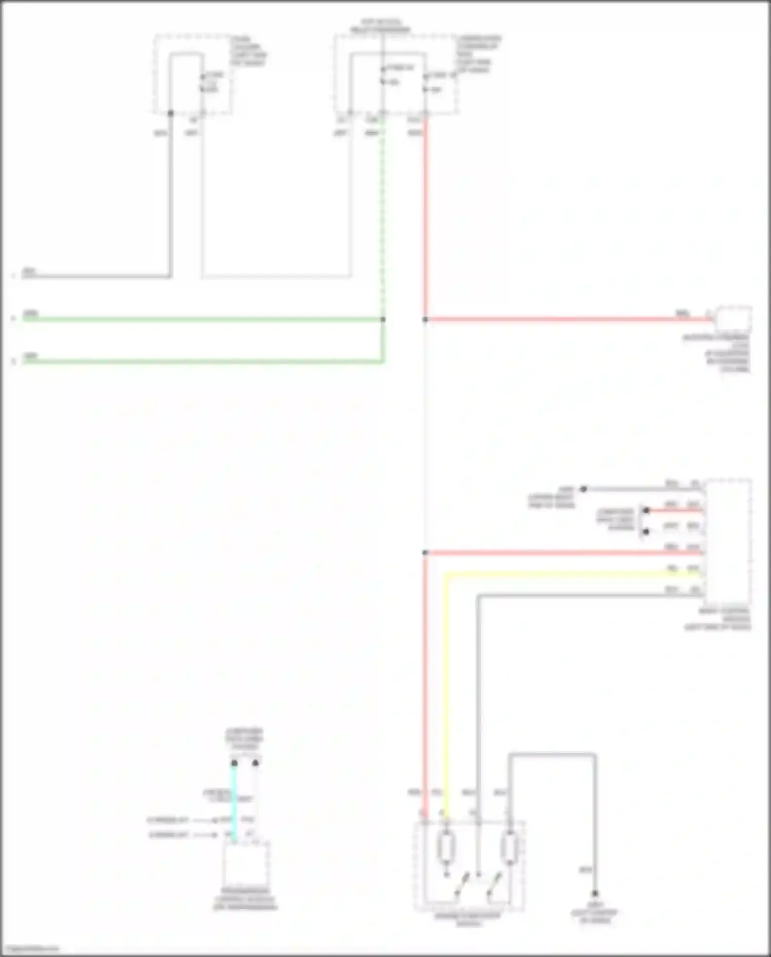 Wiring diagram computer data lines system for Honda Odyssey (North America) V facelift (2017-2020) (60 of 86)