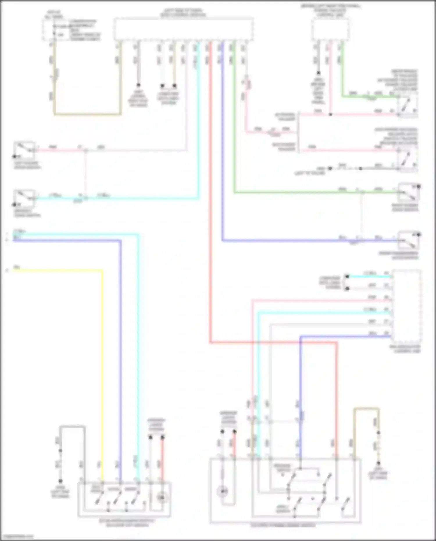 Wiring diagram econ switch/snow switch/ idle stop off switch for Honda Odyssey (North America) V facelift (2017-2020) (1 of 1)