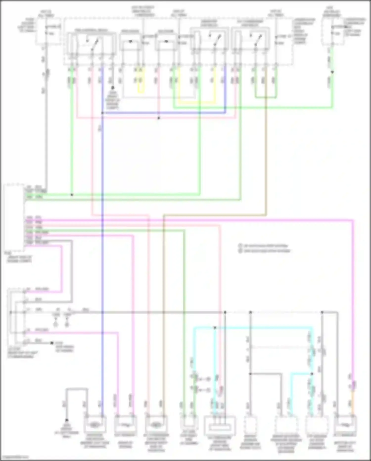 Wiring diagram ect sensor 2 for Honda Odyssey (North America) V facelift (2017-2020) (2 of 3)