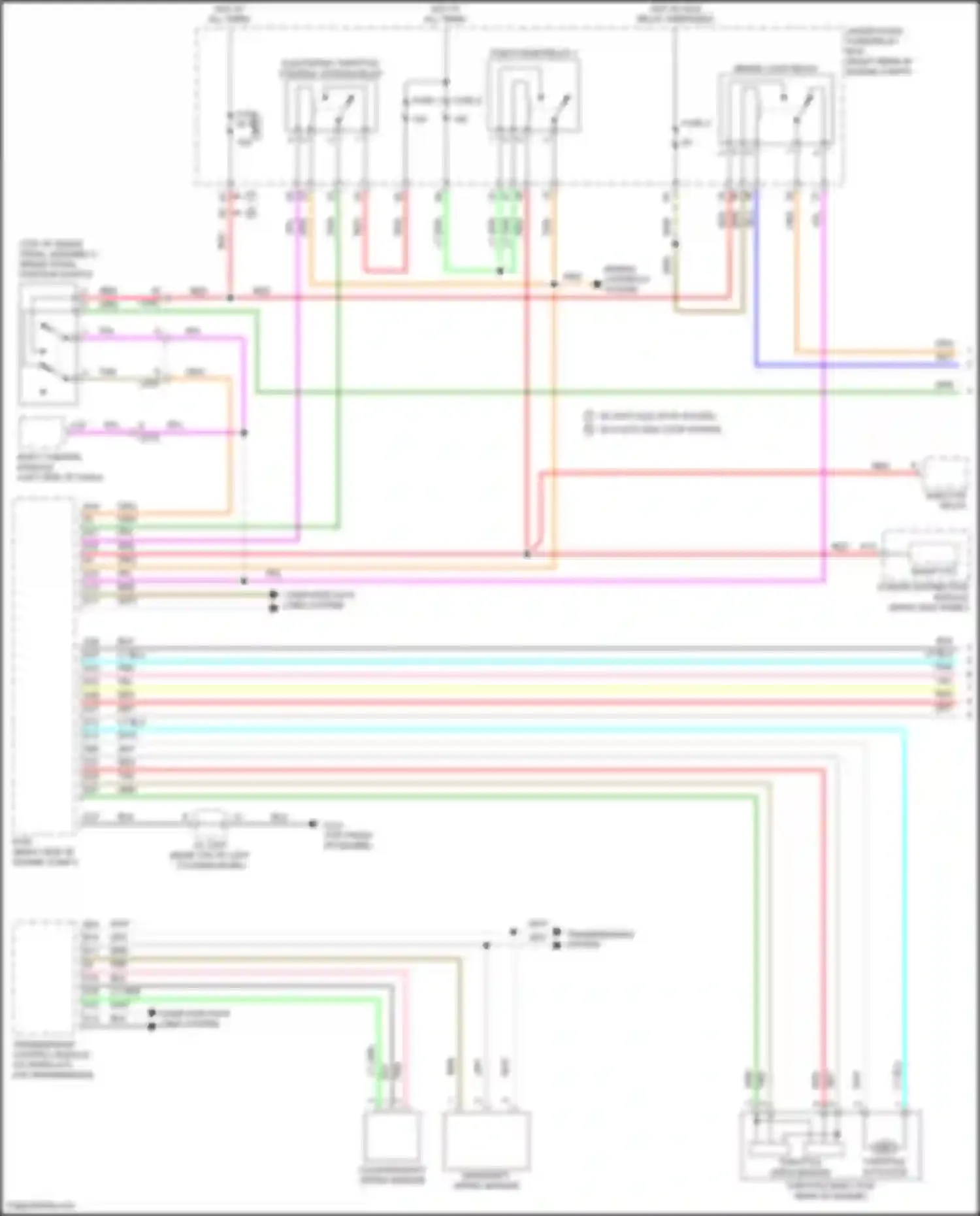 Wiring diagram engine controls system for Honda Odyssey (North America) V facelift (2017-2020) (2 of 4)