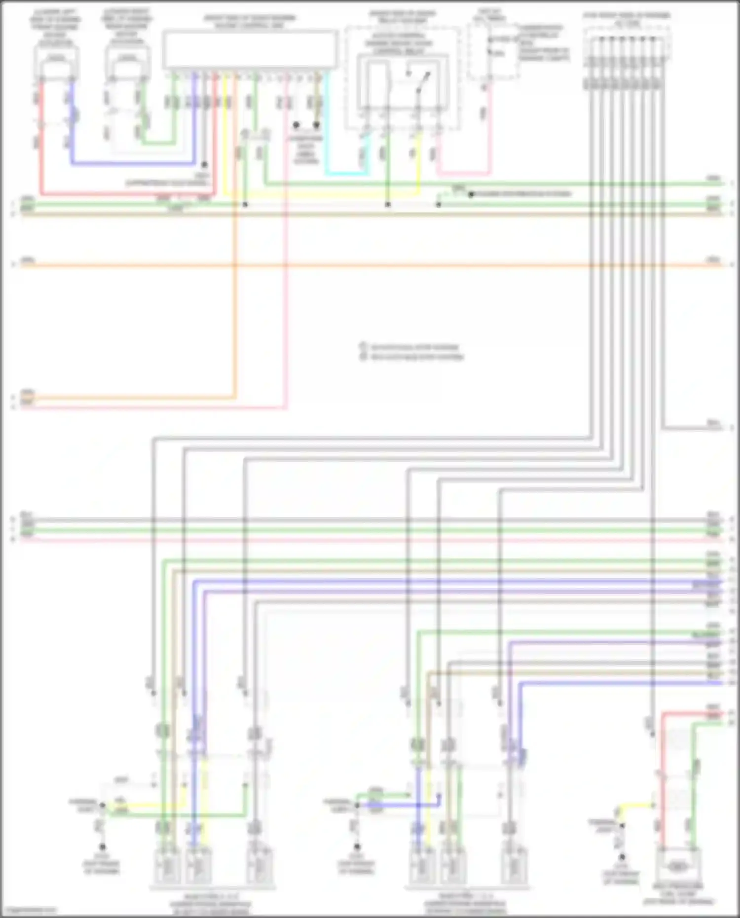 Wiring diagram front engine mount actuator for Honda Odyssey (North America) V facelift (2017-2020) (1 of 1)