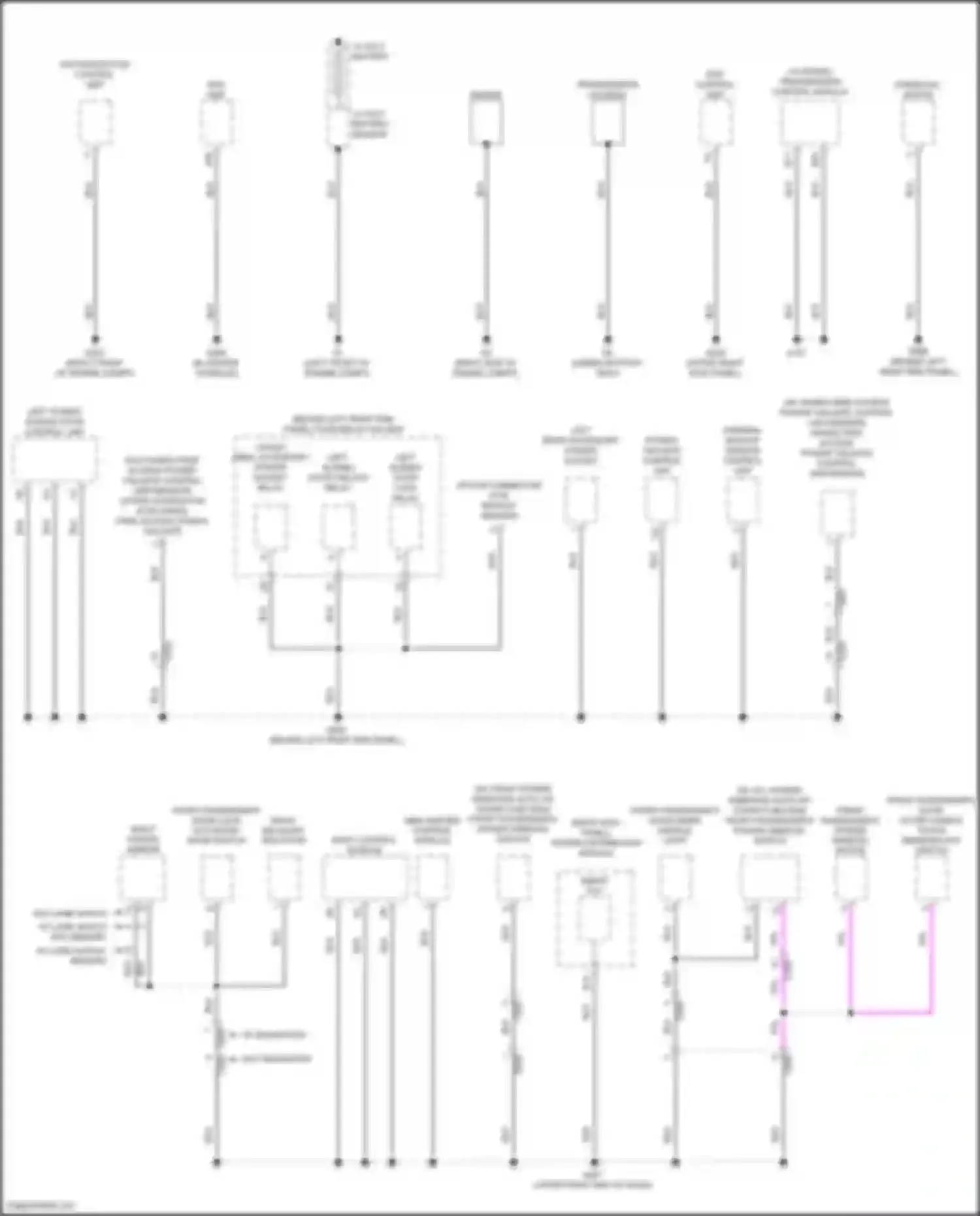Wiring diagram power distribution module for Honda Odyssey (North America) V facelift (2017-2020) (14 of 16)
