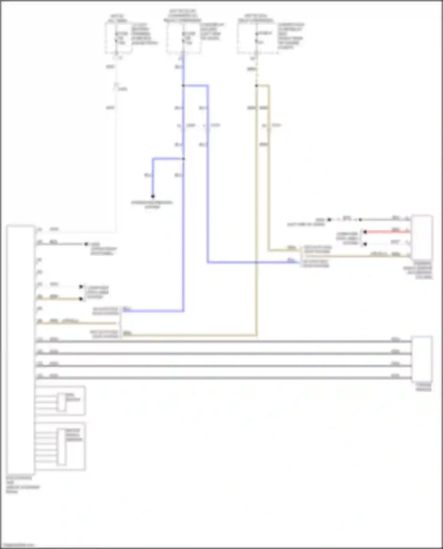 Wiring diagram power distribution system for Honda Odyssey (North America) V facelift (2017-2020) (5 of 12)