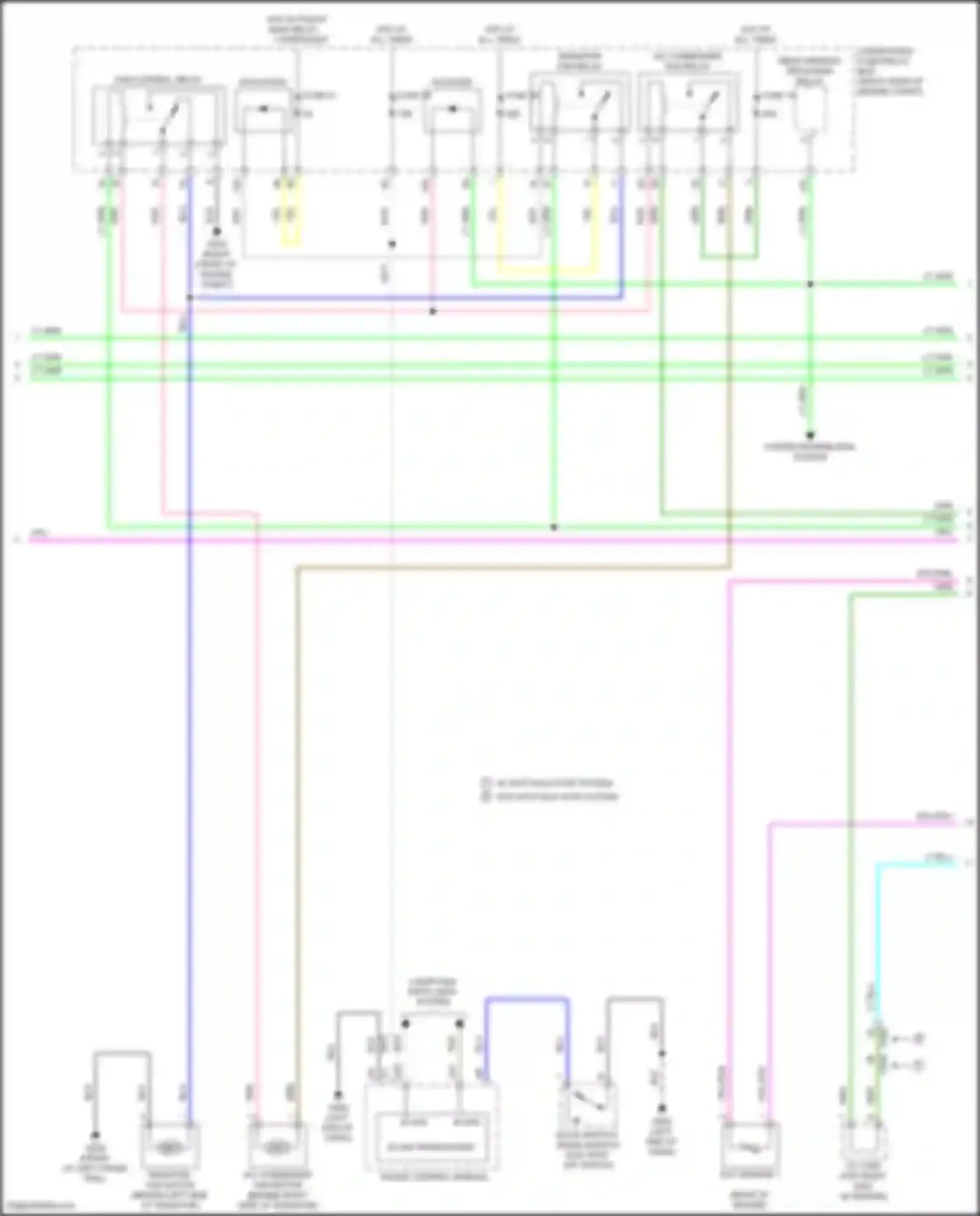 Wiring diagram power distribution system for Honda Odyssey (North America) V facelift (2017-2020) (1 of 12)