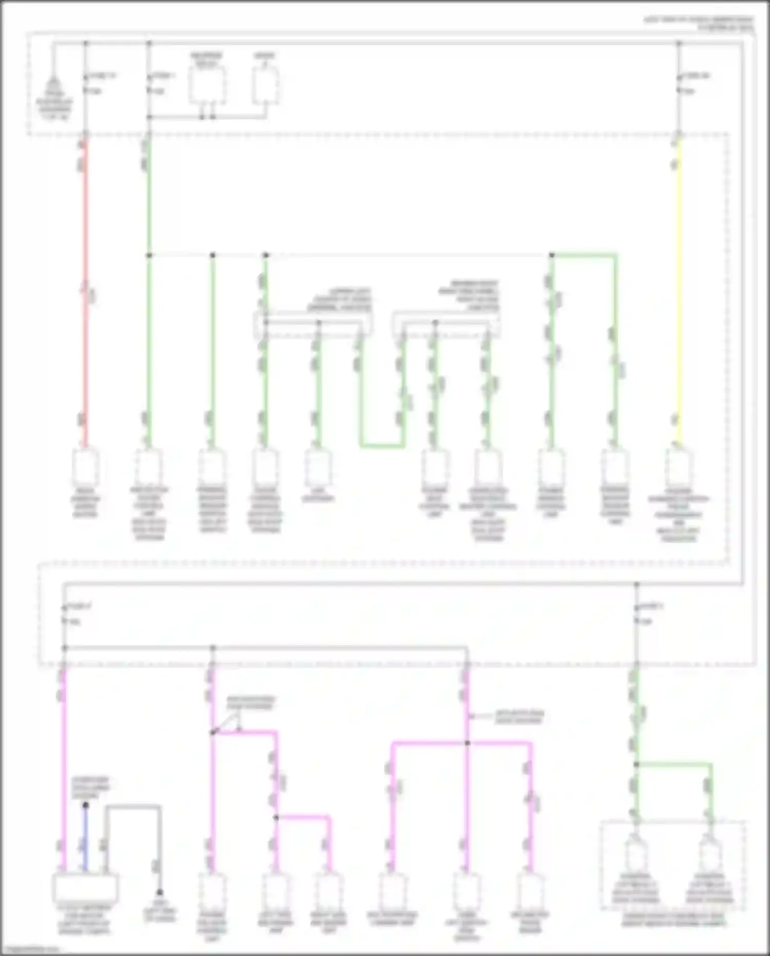 Wiring diagram reverse relay for Honda Odyssey (North America) V facelift (2017-2020) (4 of 4)