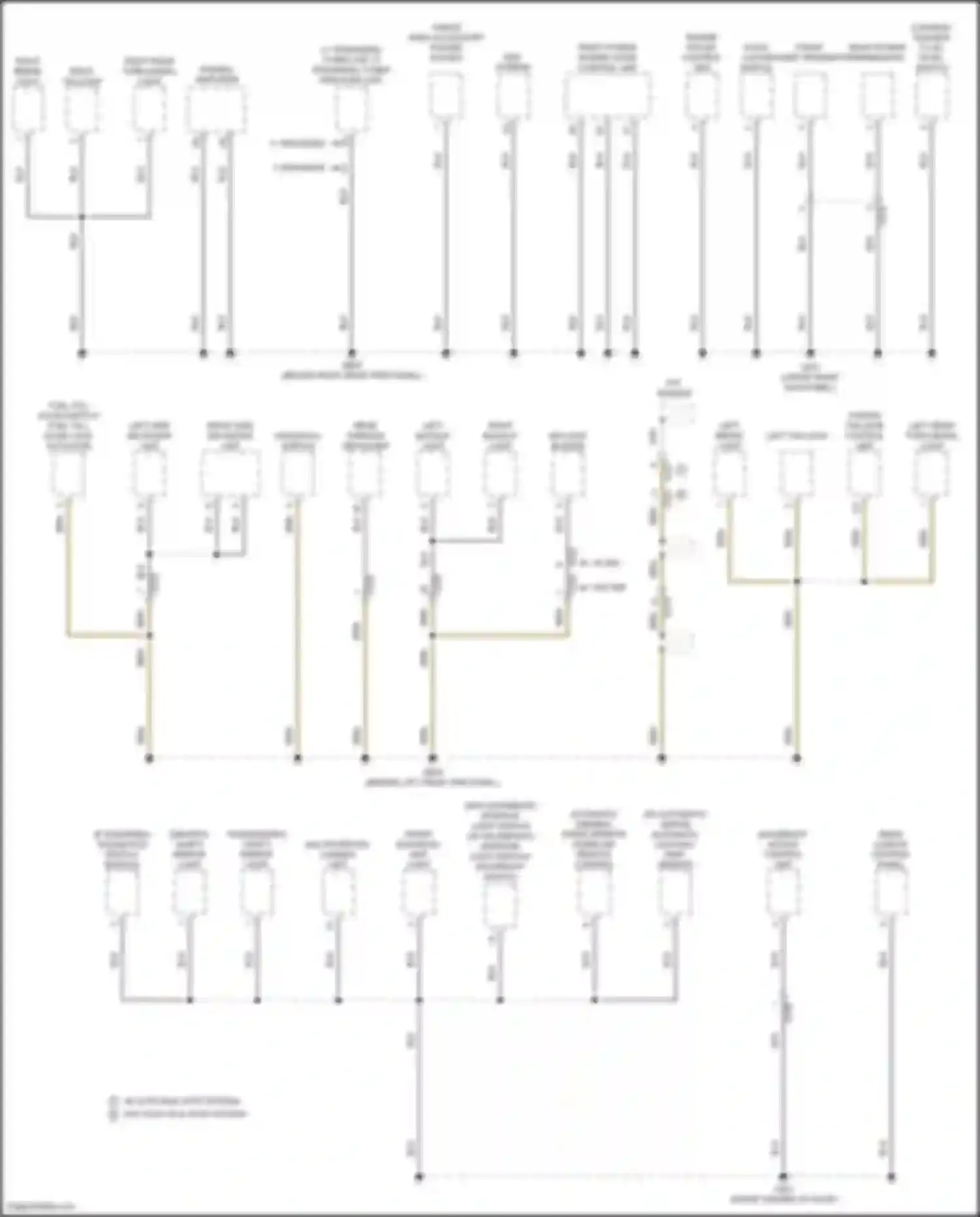 Wiring diagram right power sliding door control unit for Honda Odyssey (North America) V facelift (2017-2020) (2 of 8)