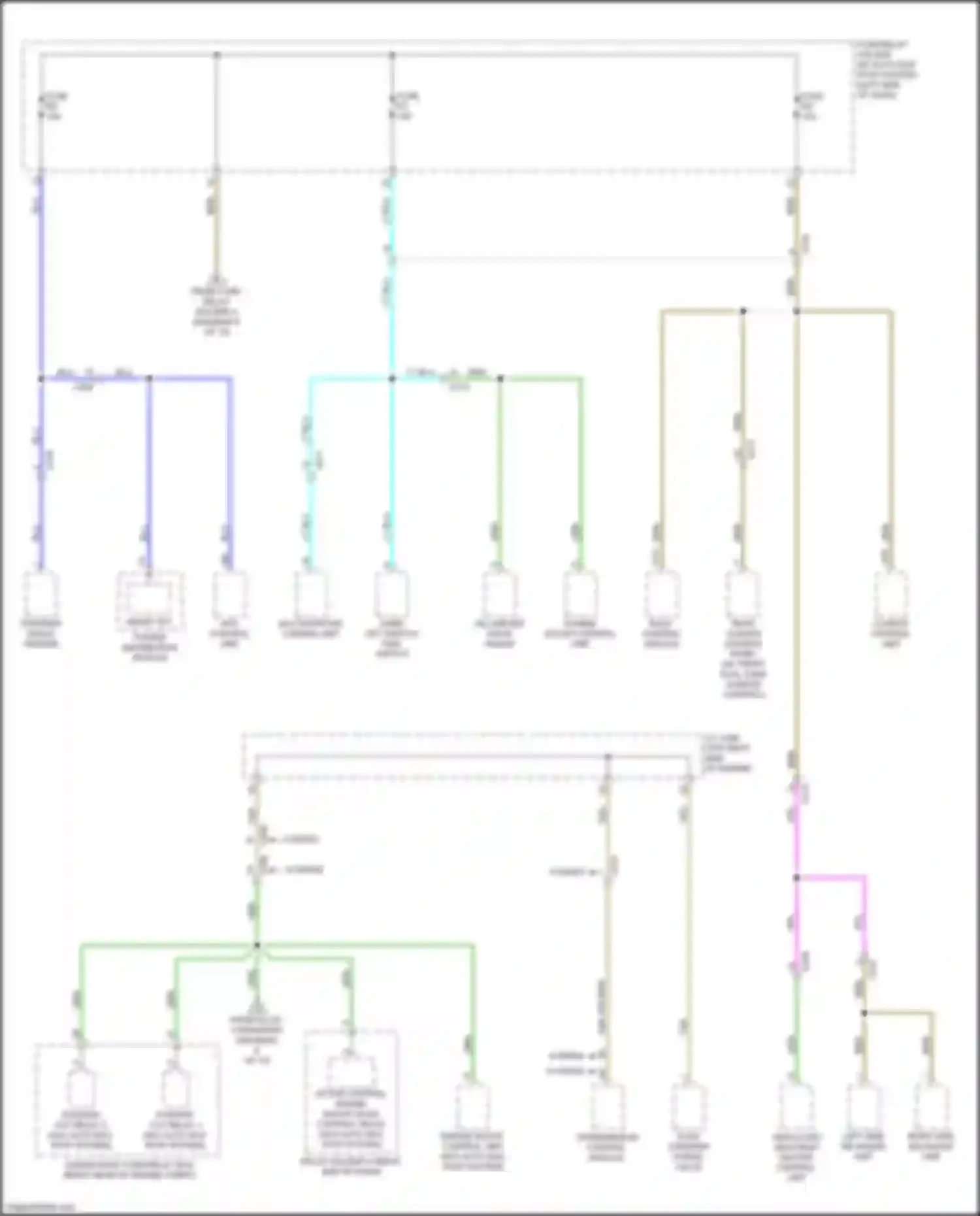 Wiring diagram smart fet power distribution module for Honda Odyssey (North America) V facelift (2017-2020) (4 of 4)