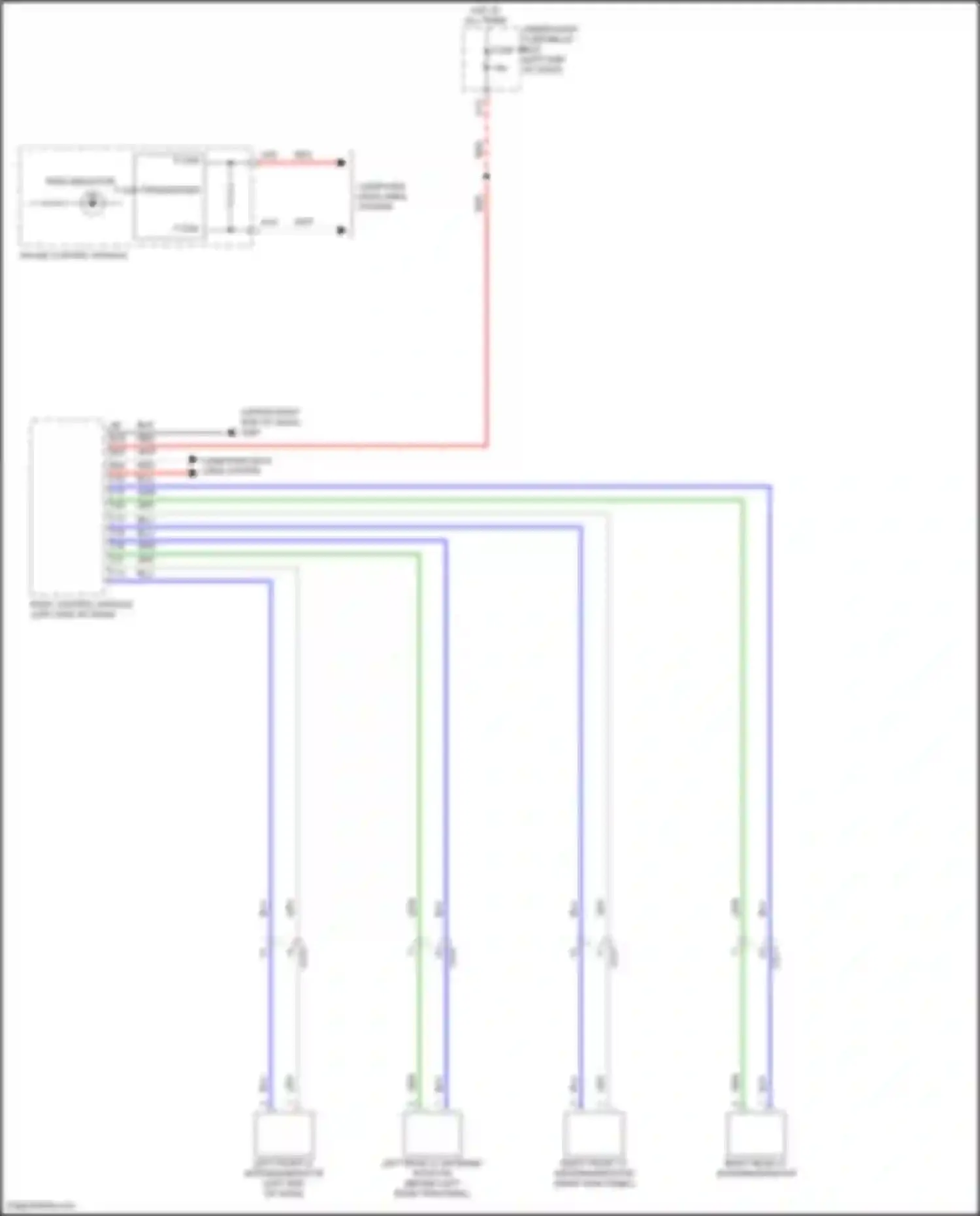 Wiring diagram under-dash fuse/relay box for Honda Odyssey (North America) V facelift (2017-2020) (40 of 63)