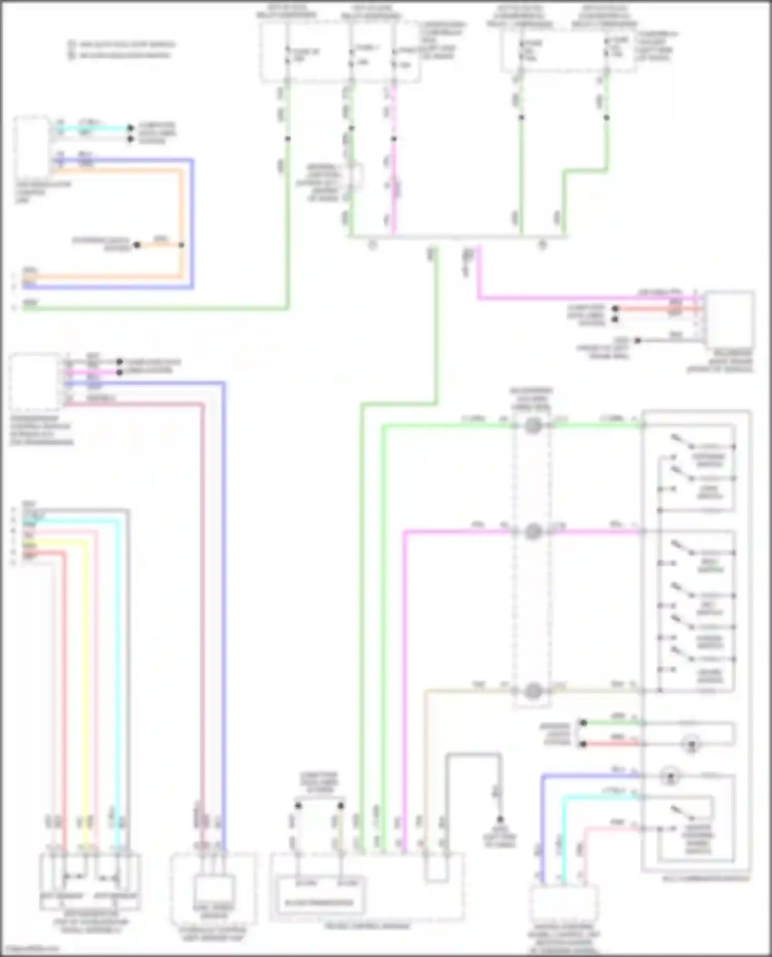 Wiring diagram vsa modulator control unit for Honda Odyssey (North America) V facelift (2017-2020) (3 of 8)