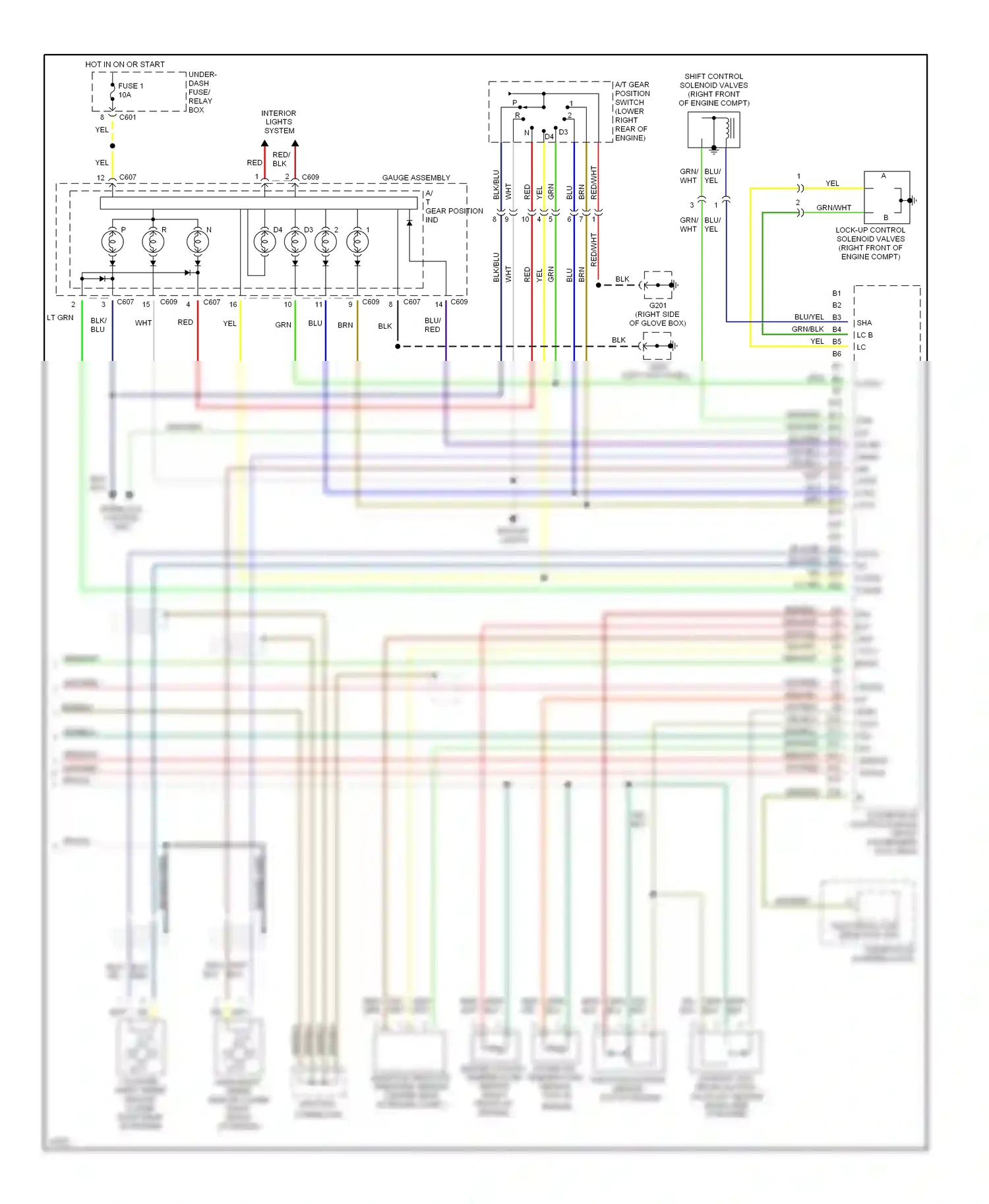 Wiring diagram tps ect map for Honda Odyssey I (1994-1999) (1 of 1)