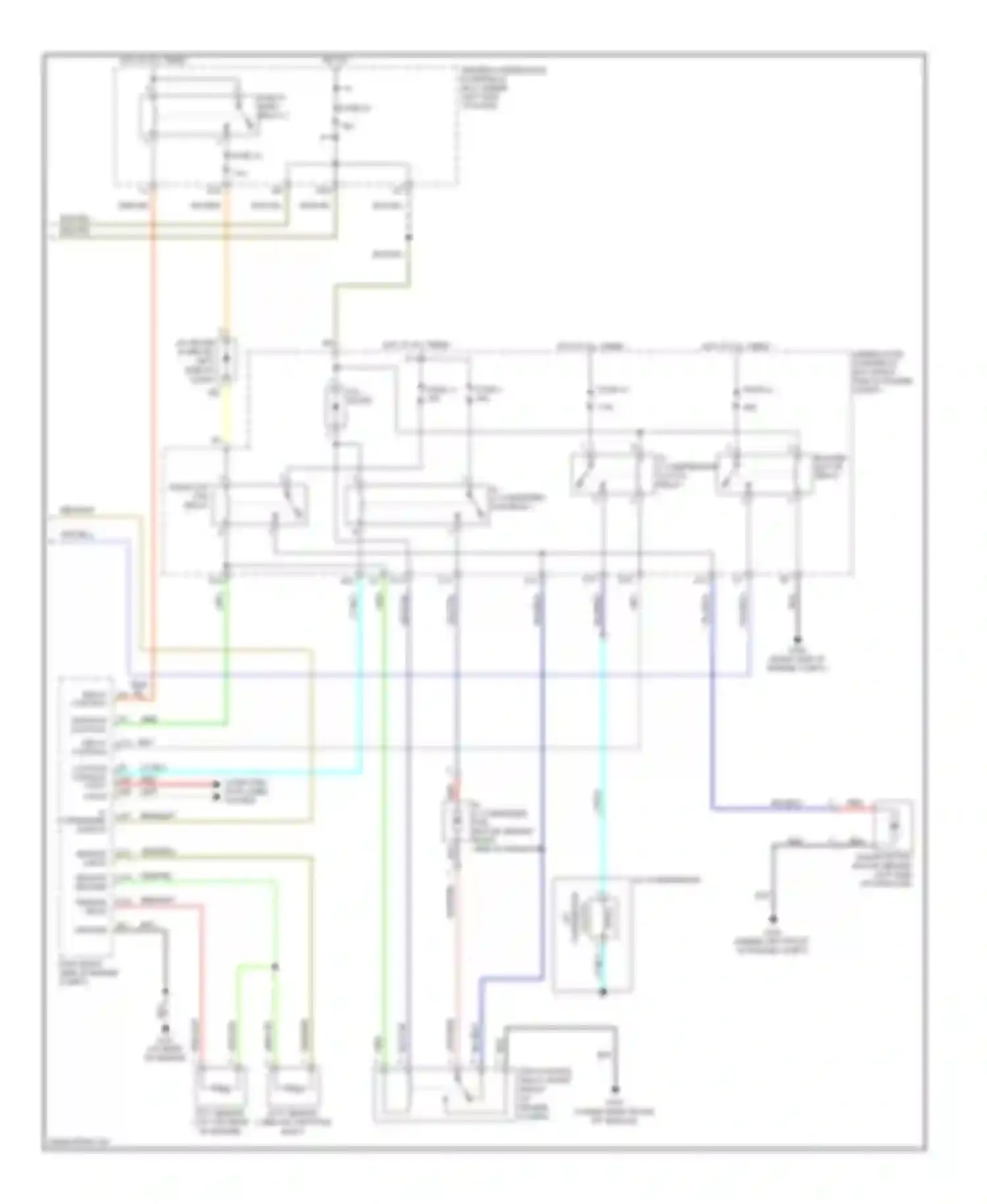 Odyssey Honda I (2004-2009): Automatic a/c circuit, ex, ex-l, touring (3 of 3)