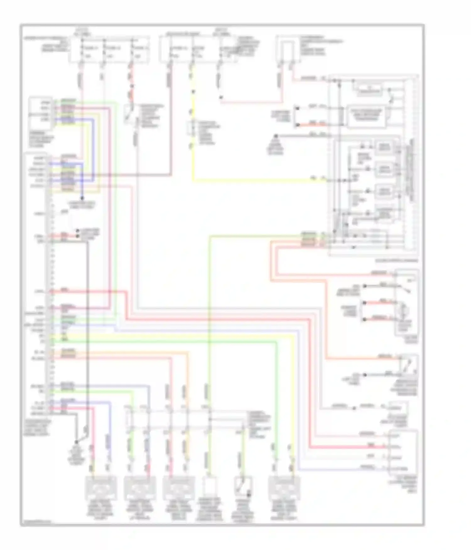 Odyssey Honda I (2004-2009): Anti-lock brakes circuit