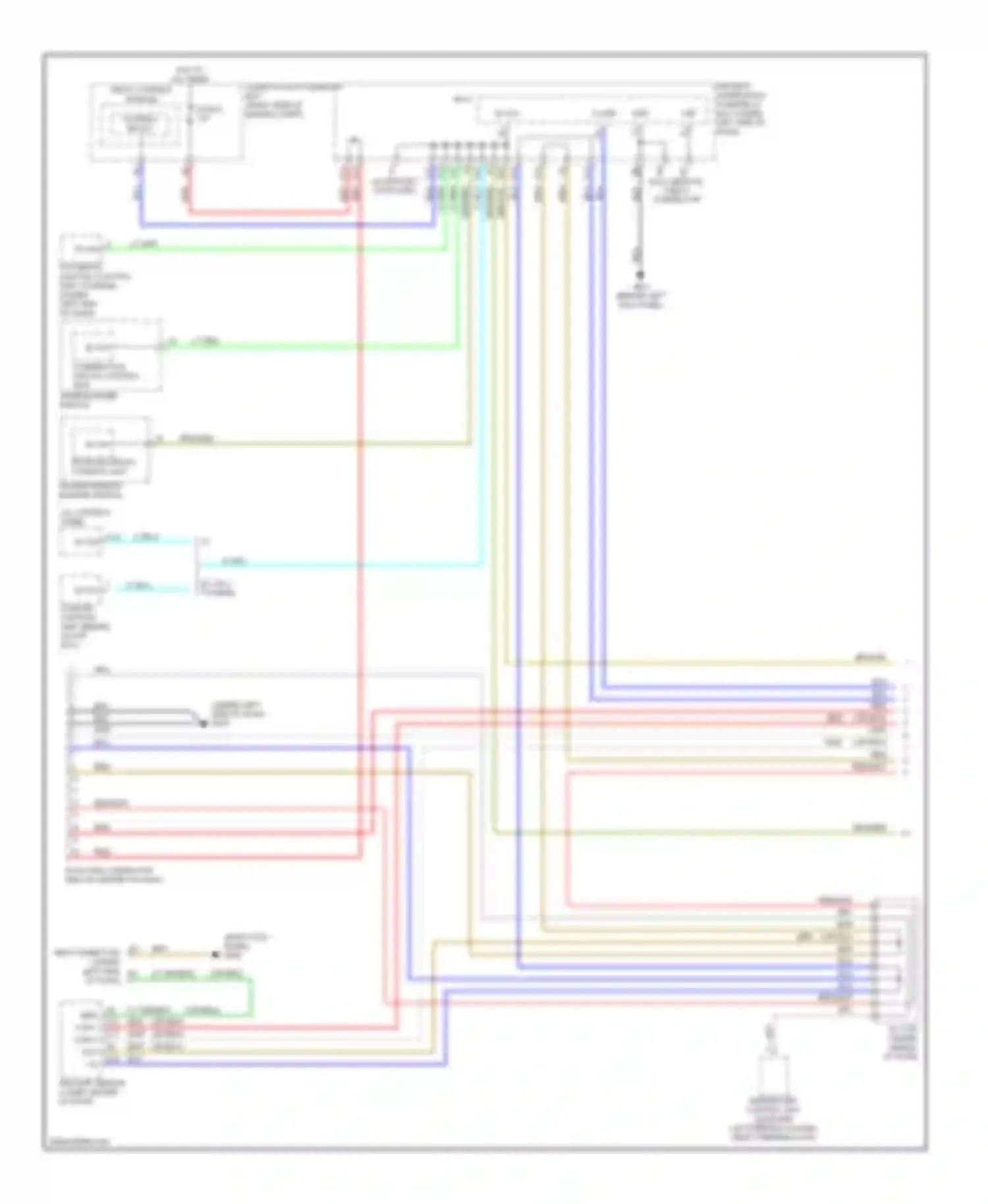 Odyssey Honda I (2004-2009): Computer data lines circuit (1 of 2)