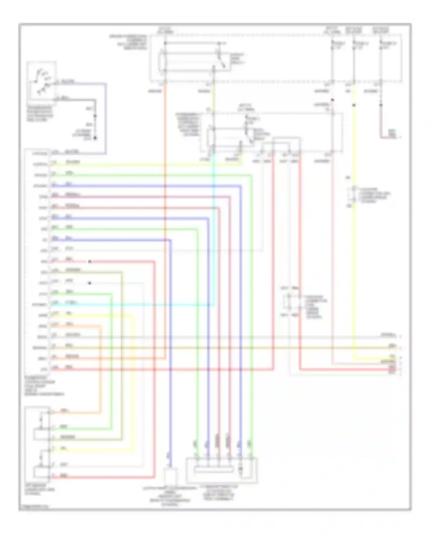Odyssey Honda I (2004-2009): Cruise control circuit (1 of 2)