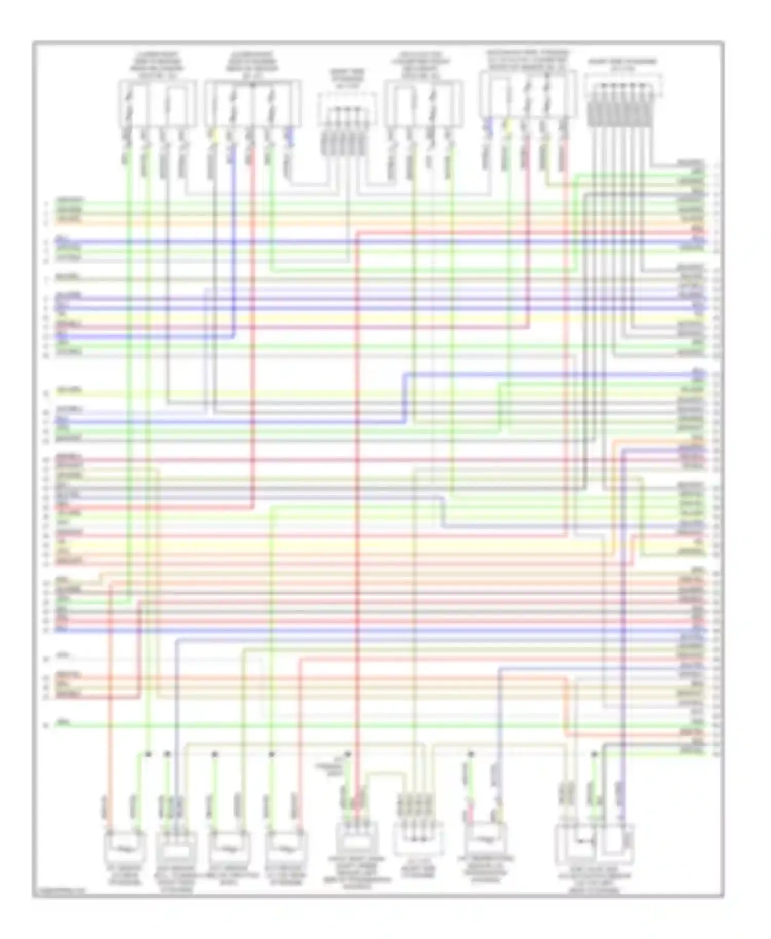 Odyssey Honda I (2004-2009): Wiring diagram engine performance 3.5l (6 of 7)