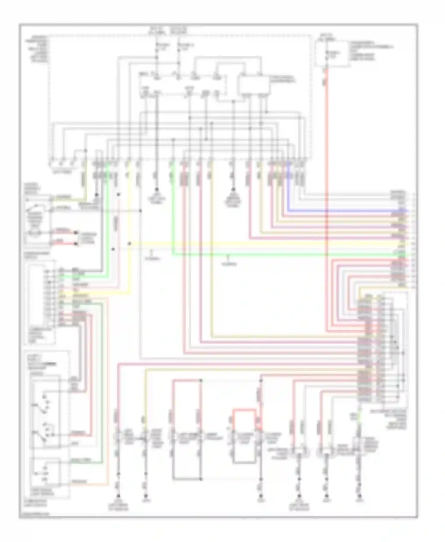 Odyssey Honda I (2004-2009): Exterior lamps circuit (1 of 2)