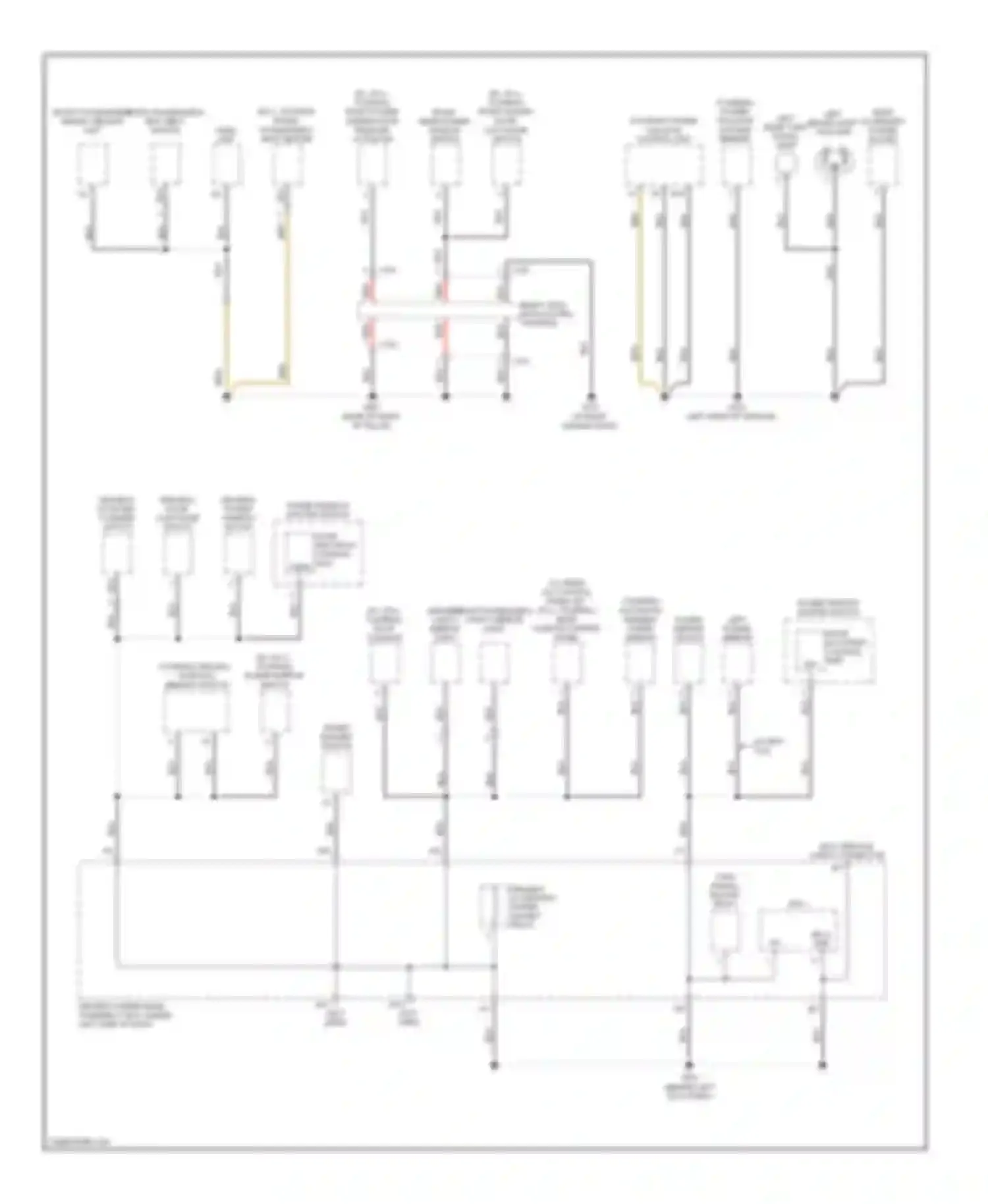 Odyssey Honda I (2004-2009): Ground distribution circuit (4 of 4)