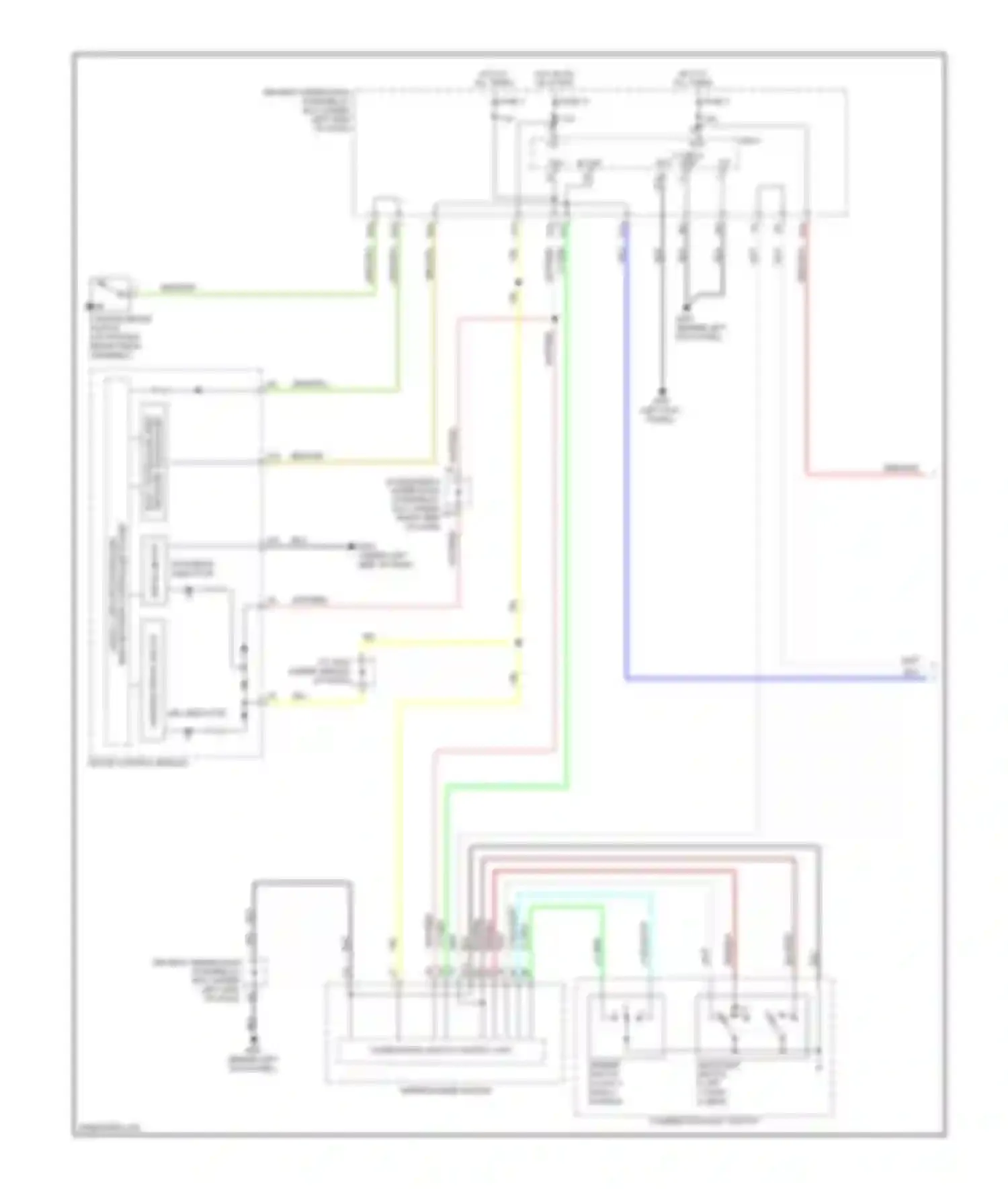 Odyssey Honda I (2004-2009): Headlights circuit, except touring with drl (1 of 2)