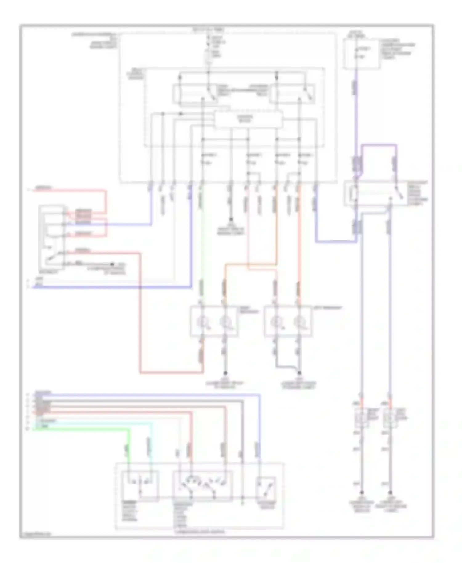 Odyssey Honda I (2004-2009): Headlights circuit, touring with drl (2 of 2)