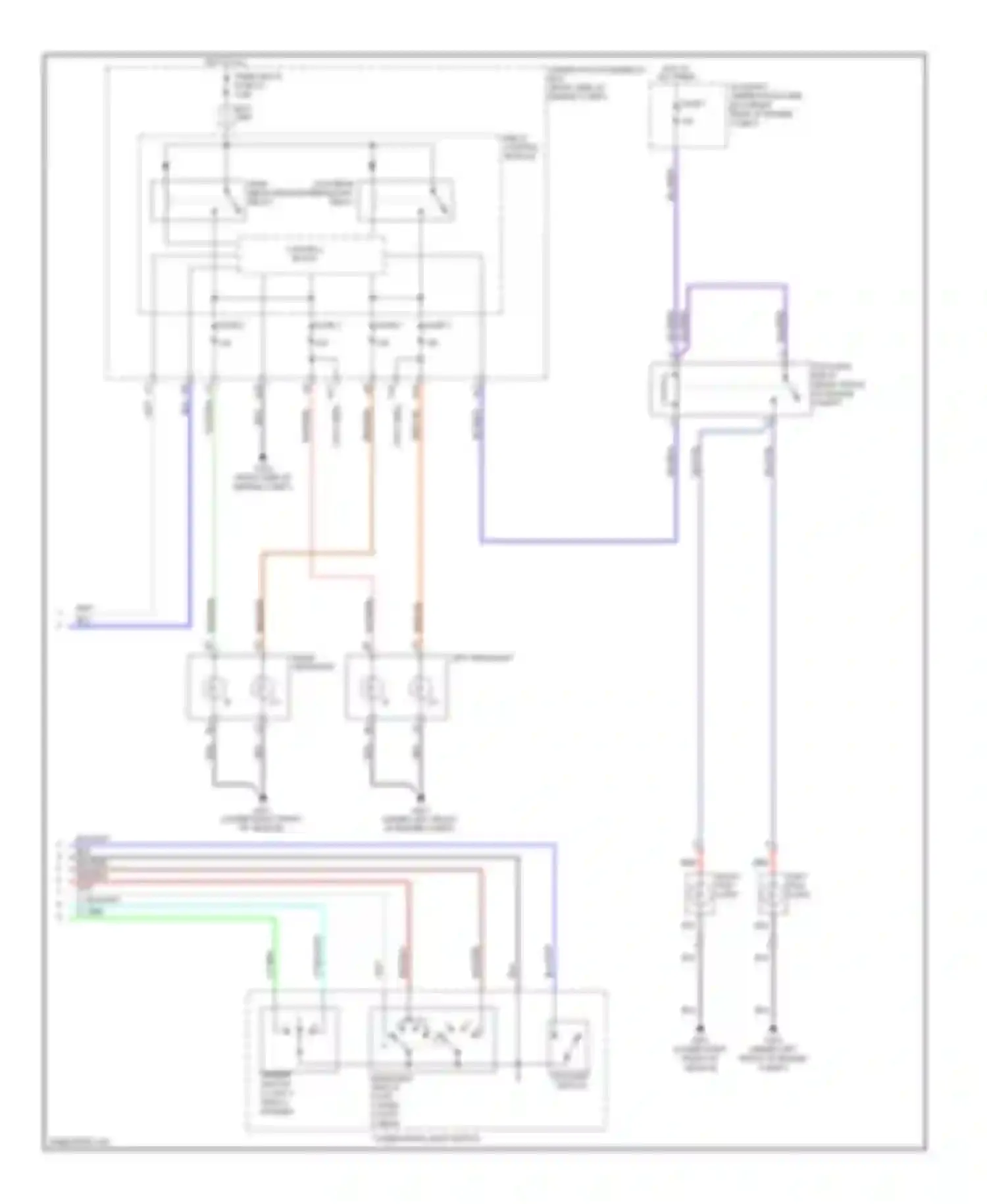 Odyssey Honda I (2004-2009): Headlights circuit, touring without drl (2 of 2)