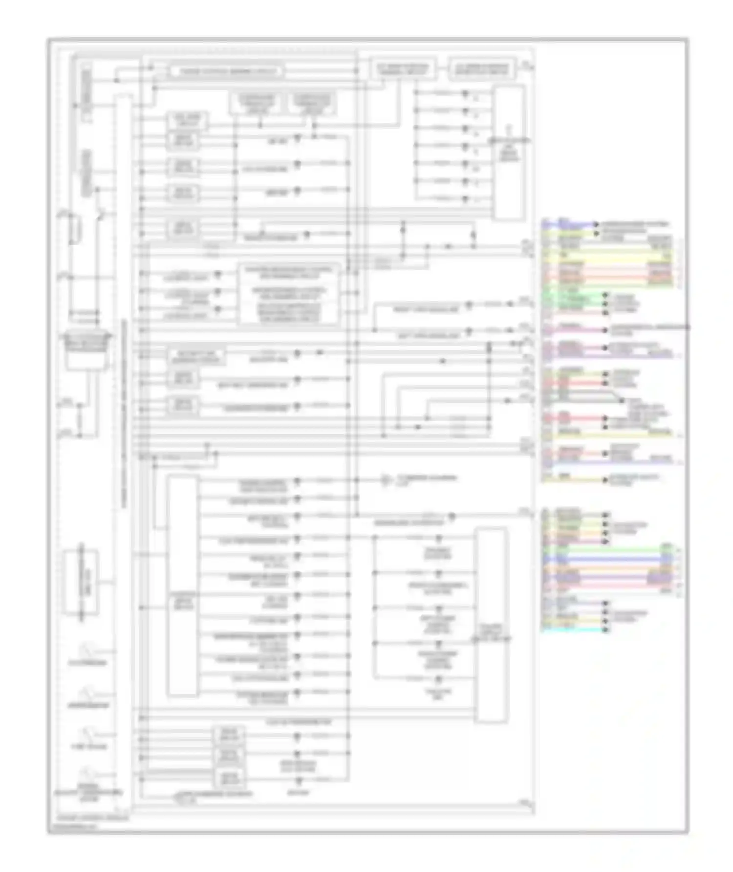 Odyssey Honda I (2004-2009): Instrument cluster circuit (1 of 3)