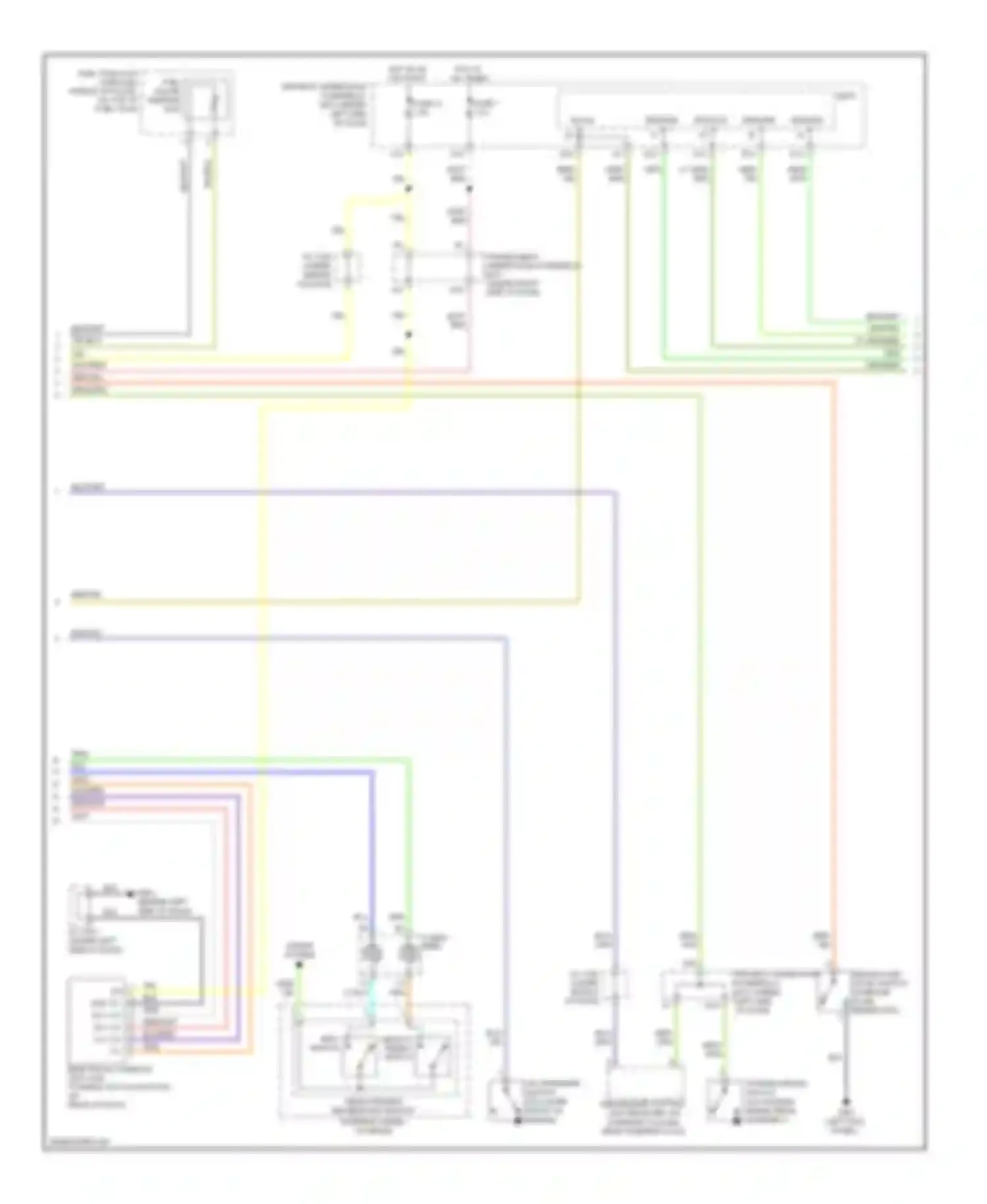 Odyssey Honda I (2004-2009): Instrument cluster circuit (2 of 3)