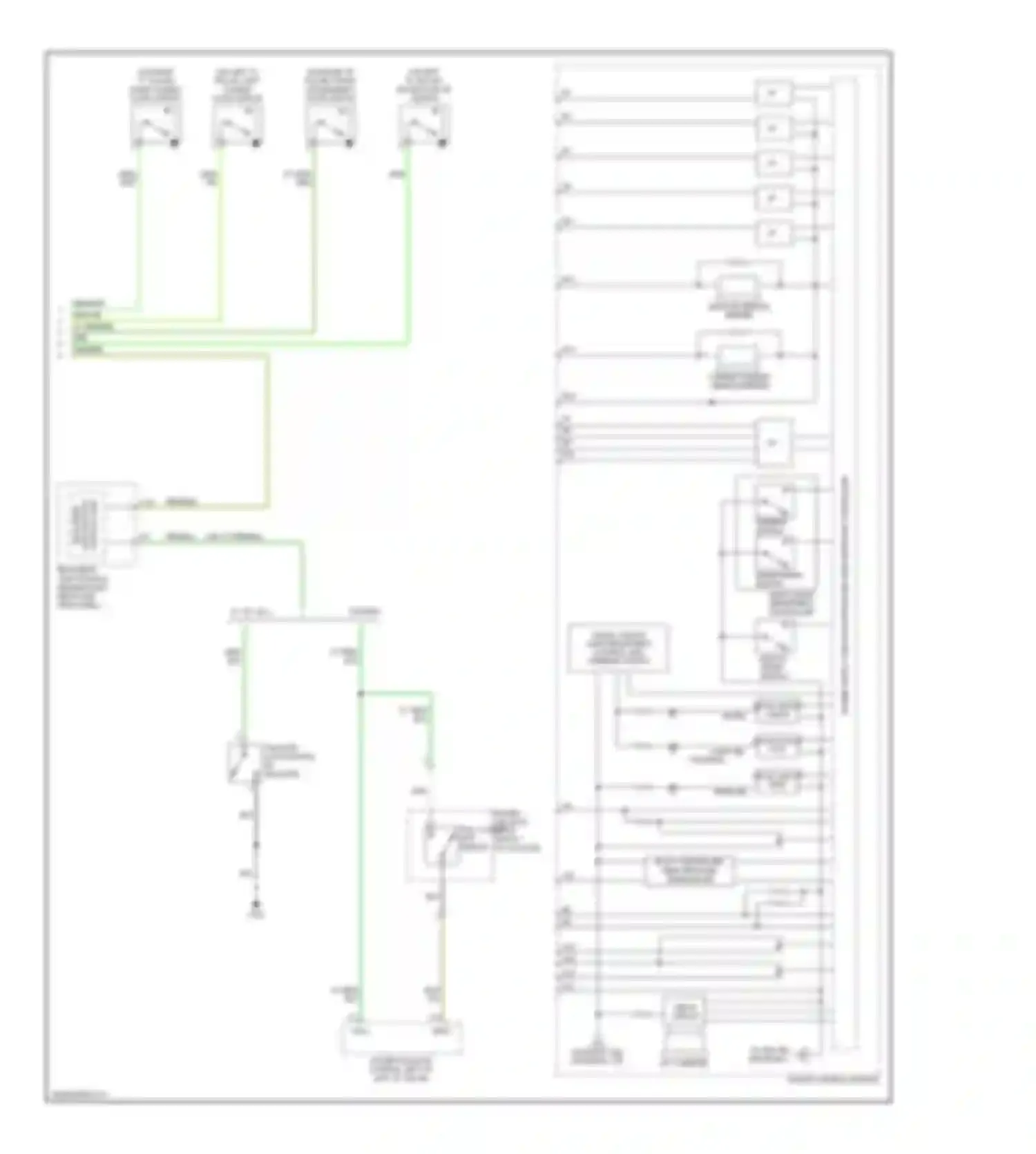 Odyssey Honda I (2004-2009): Instrument cluster circuit (3 of 3)