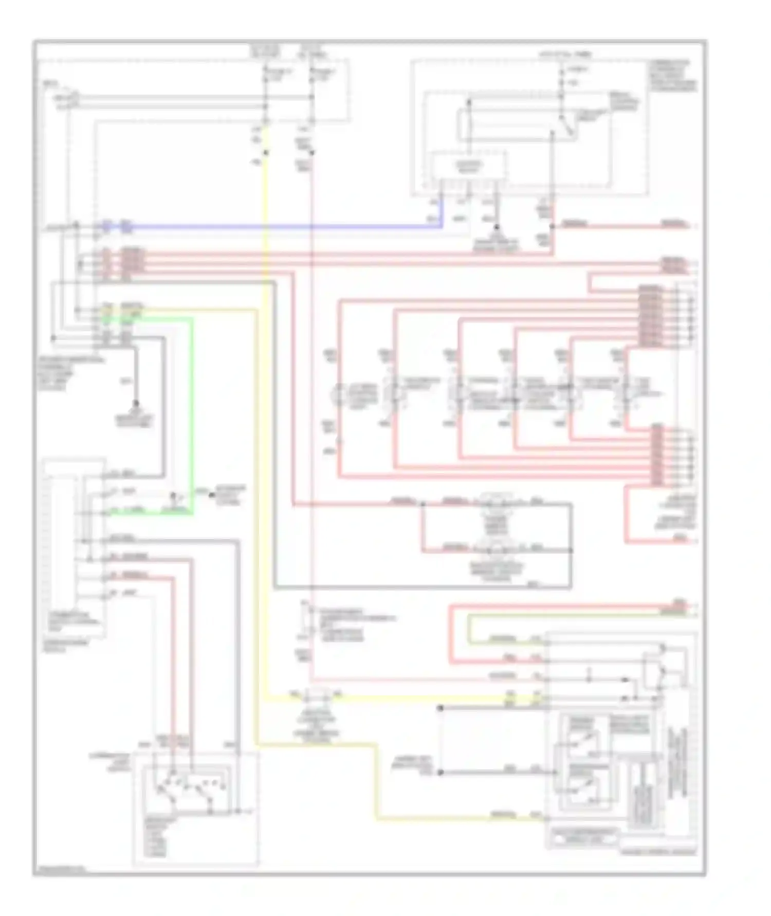 Odyssey Honda I (2004-2009): Instrument illumination circuit, ex, ex-l, touring (1 of 2)