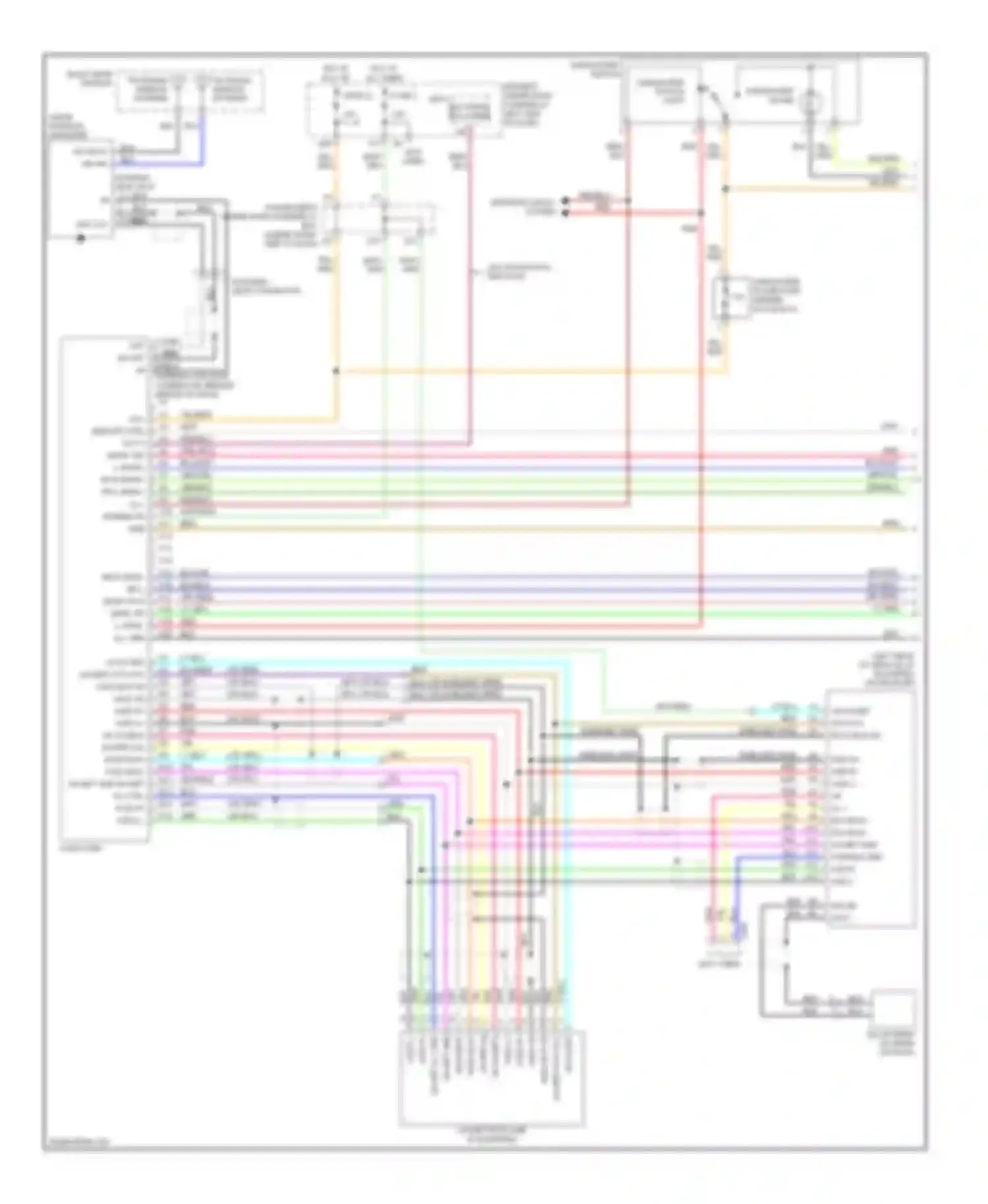 Odyssey Honda I (2004-2009): Radio circuit, ex (1 of 2)