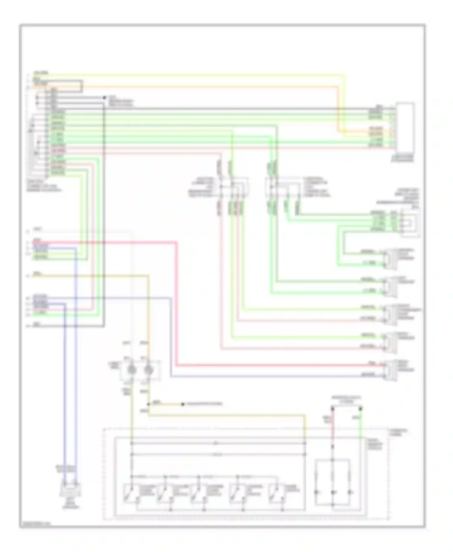 Odyssey Honda I (2004-2009): Radio circuit, ex-l with navigation (2 of 2)