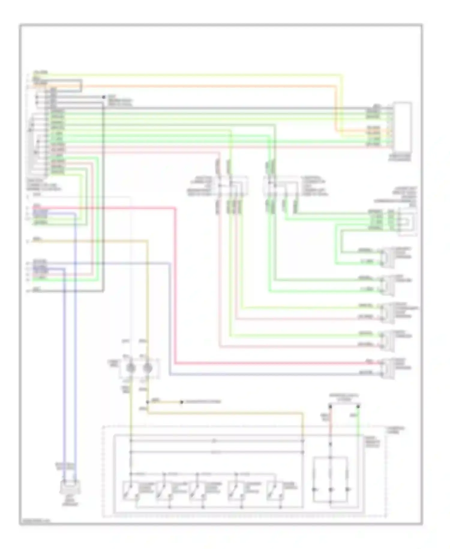 Odyssey Honda I (2004-2009): Radio circuit, ex-l without navigation (2 of 2)