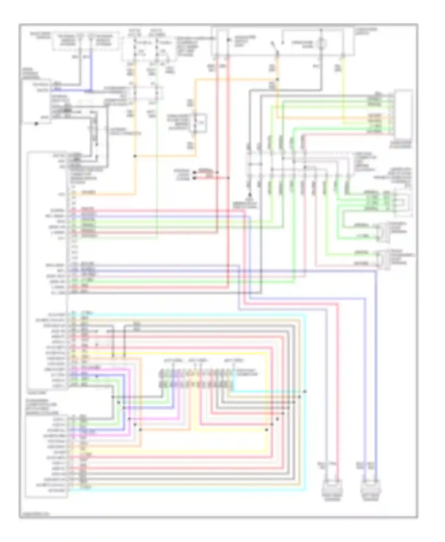Odyssey Honda I (2004-2009): Radio circuit, lx