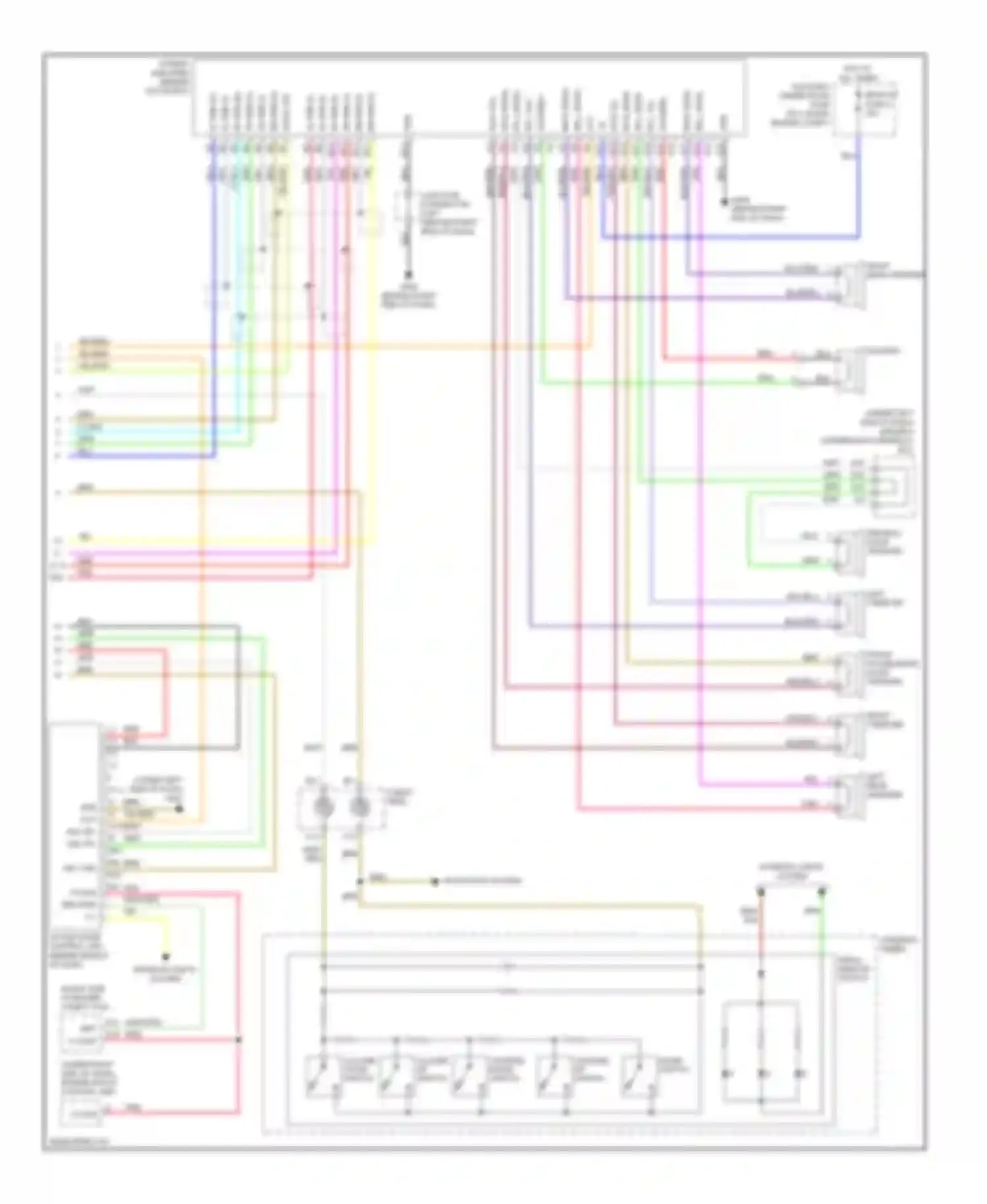 Odyssey Honda I (2004-2009): Radio circuit, touring with navigation (2 of 2)