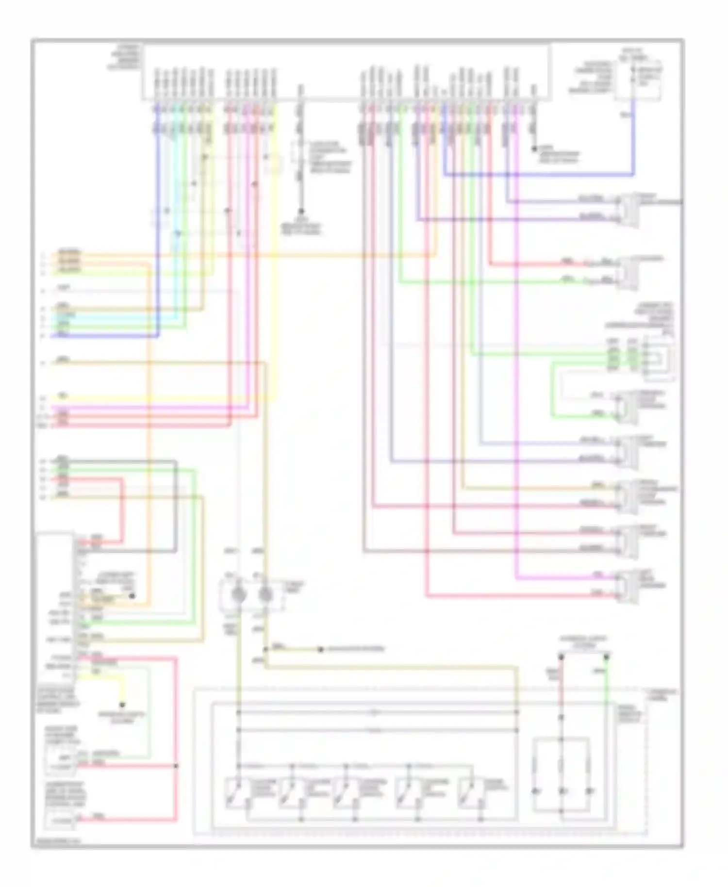 Odyssey Honda I (2004-2009): Radio circuit, touring without navigation (2 of 2)