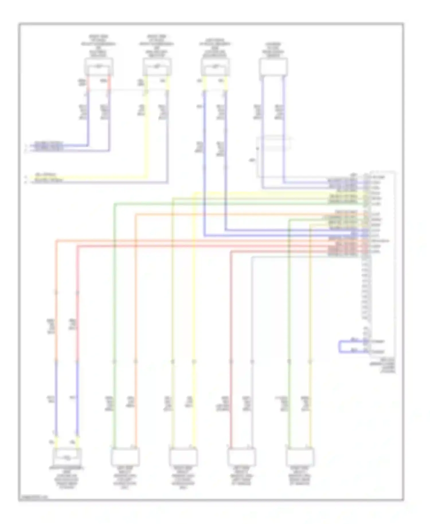 Odyssey Honda I (2004-2009): Supplemental restraints circuit (3 of 3)