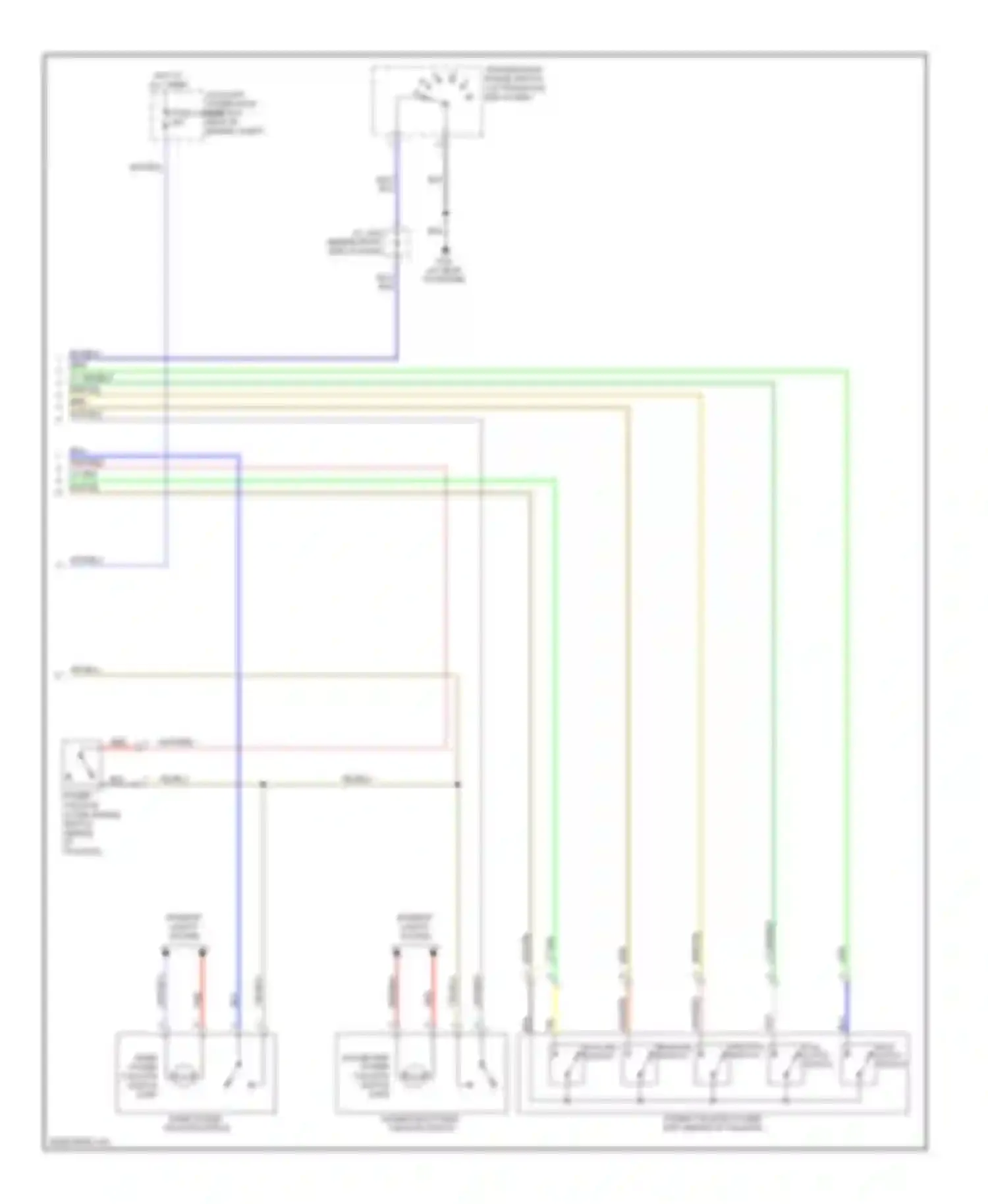 Odyssey Honda I (2004-2009): Power tailgate circuit (1 of 2)