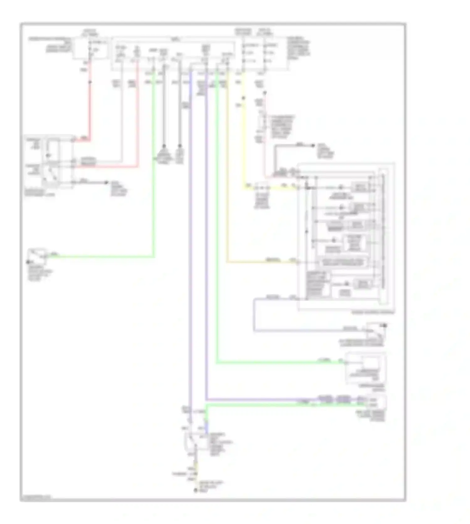Odyssey Honda I (2004-2009): Chime circuit