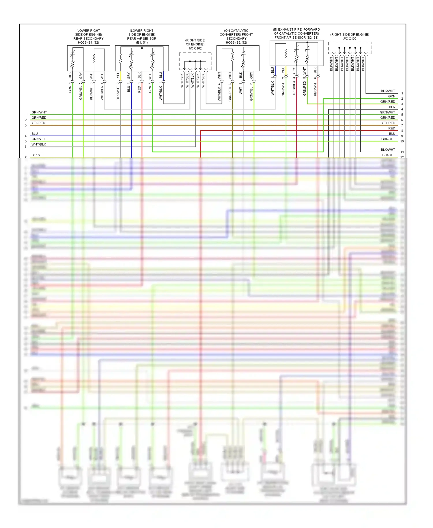 Wiring diagram blu for Honda Odyssey I (2004-2009) (19 of 85)